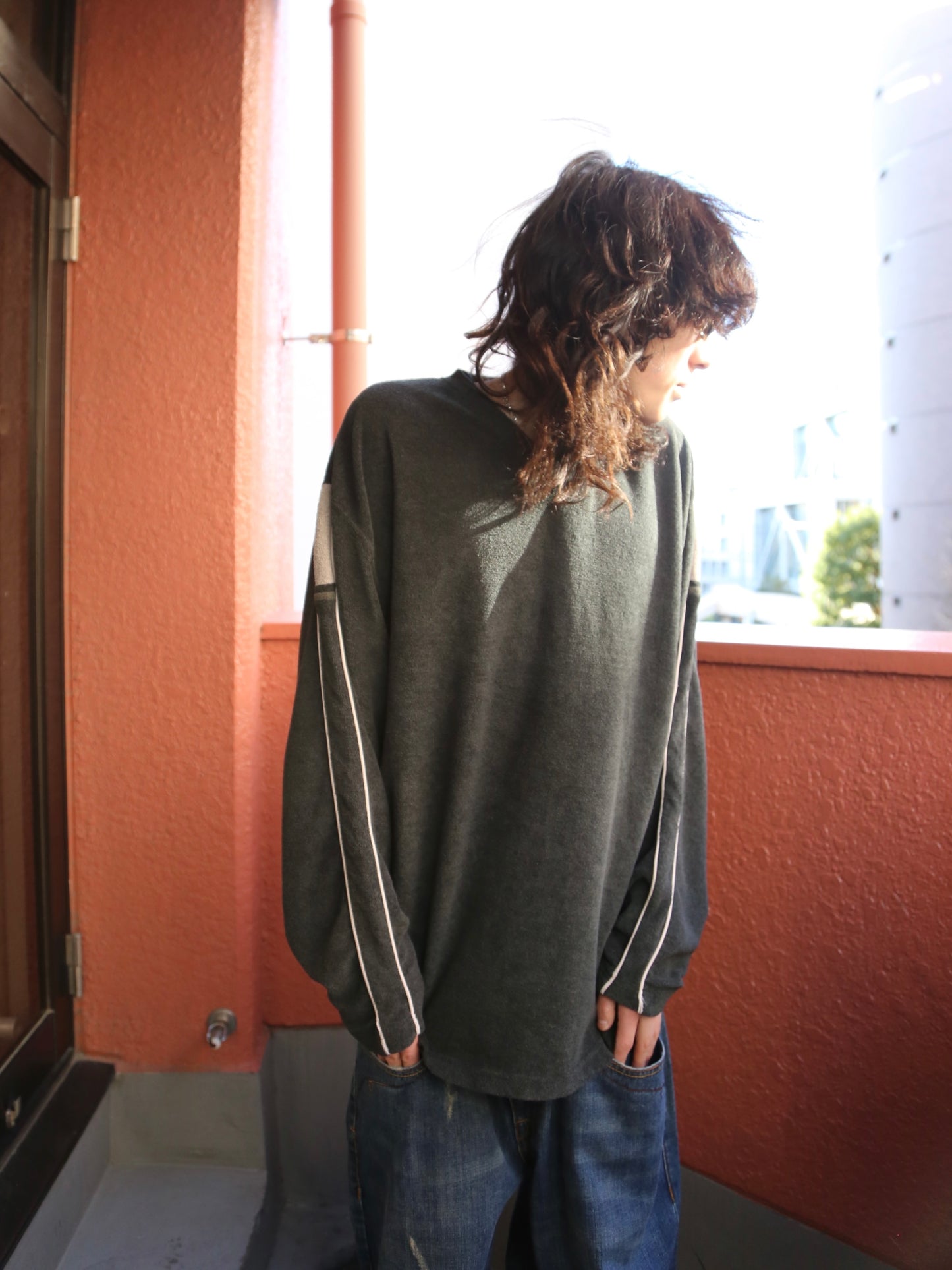 2000S QUIKSILVER PILE V-NECK PULLOVER