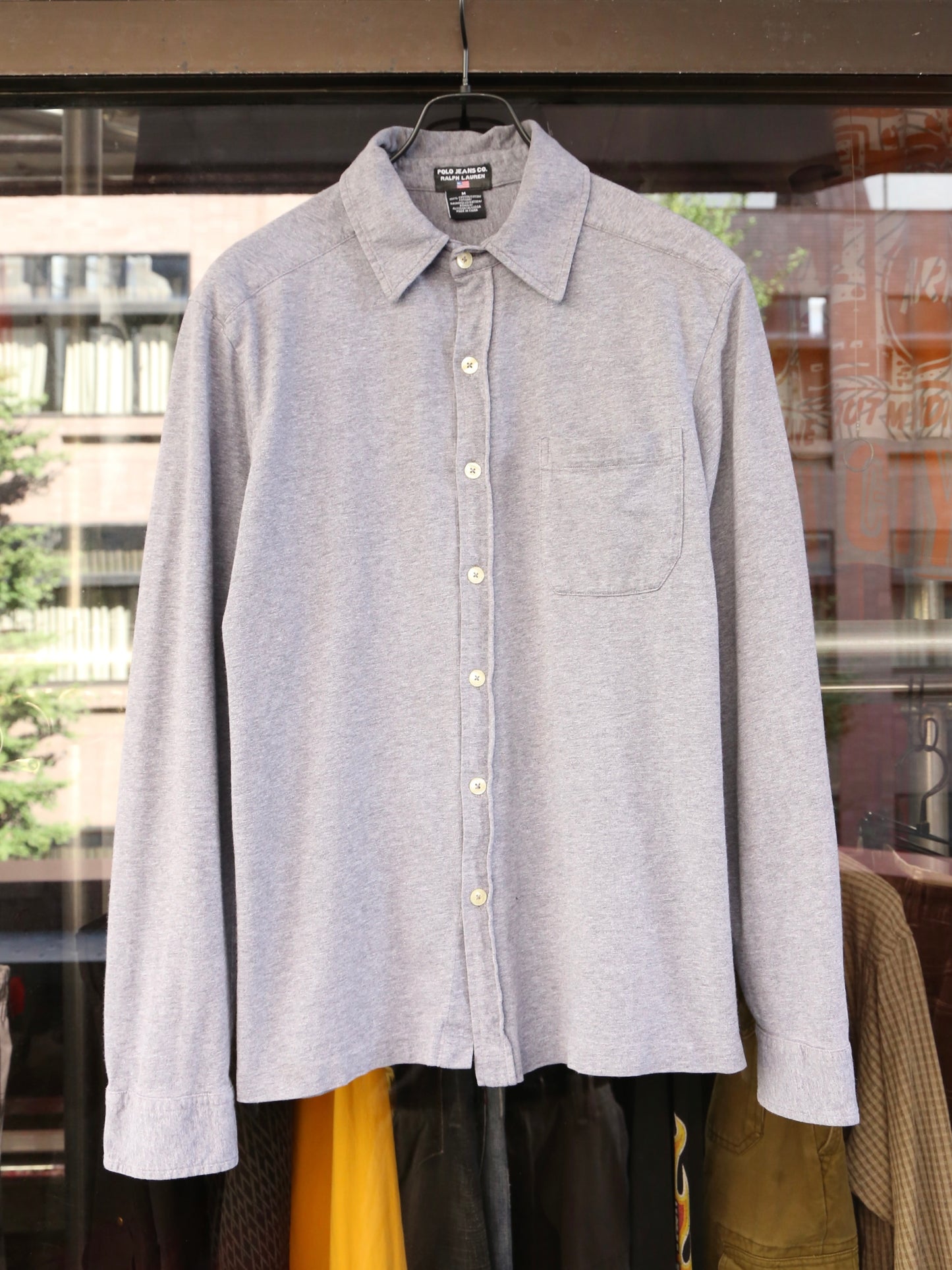 2000S POLO JEANS L/S COTTON JERSEY SHIRT