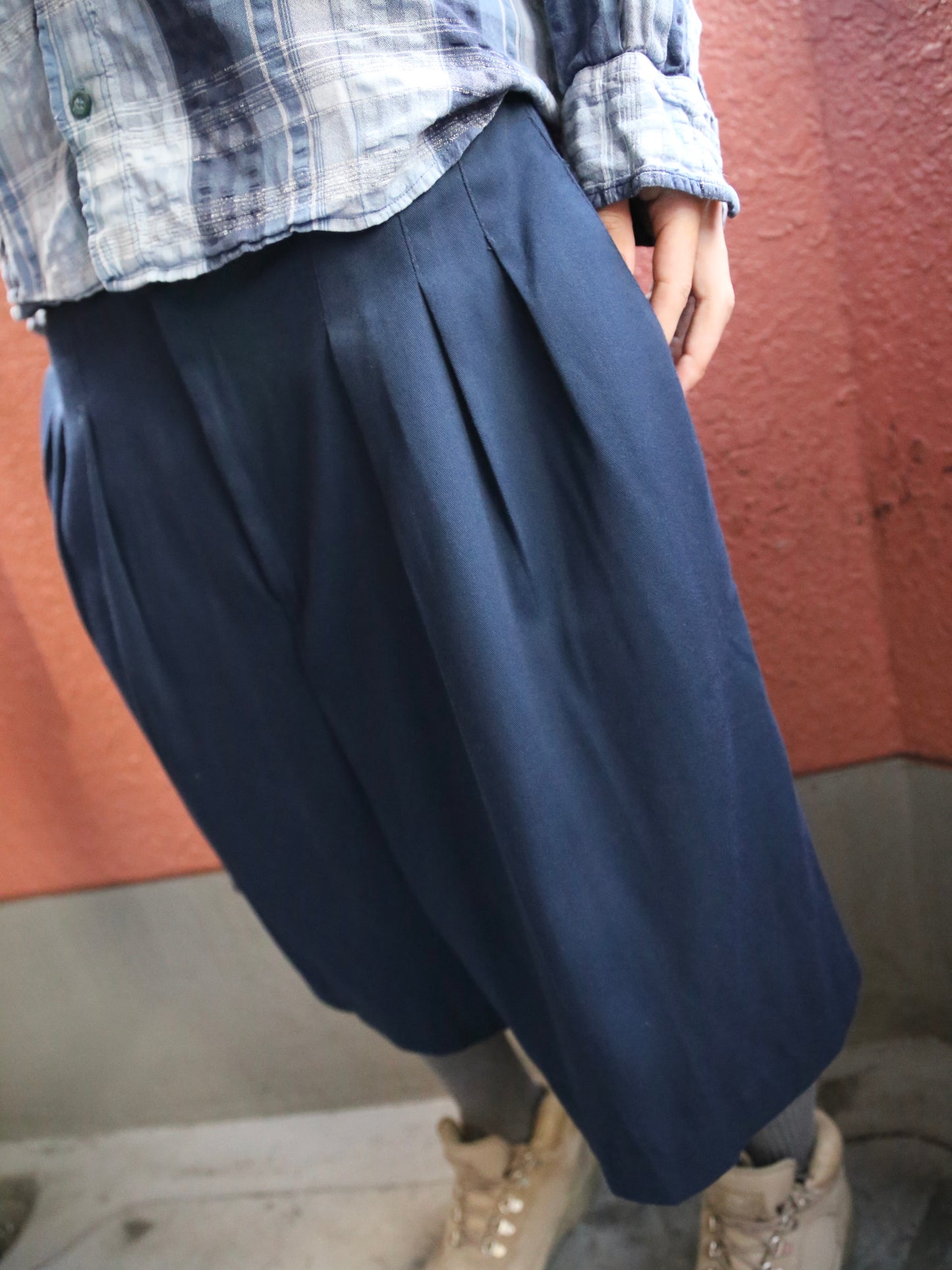 1990S 3-TUCK SLACKS SHORTS