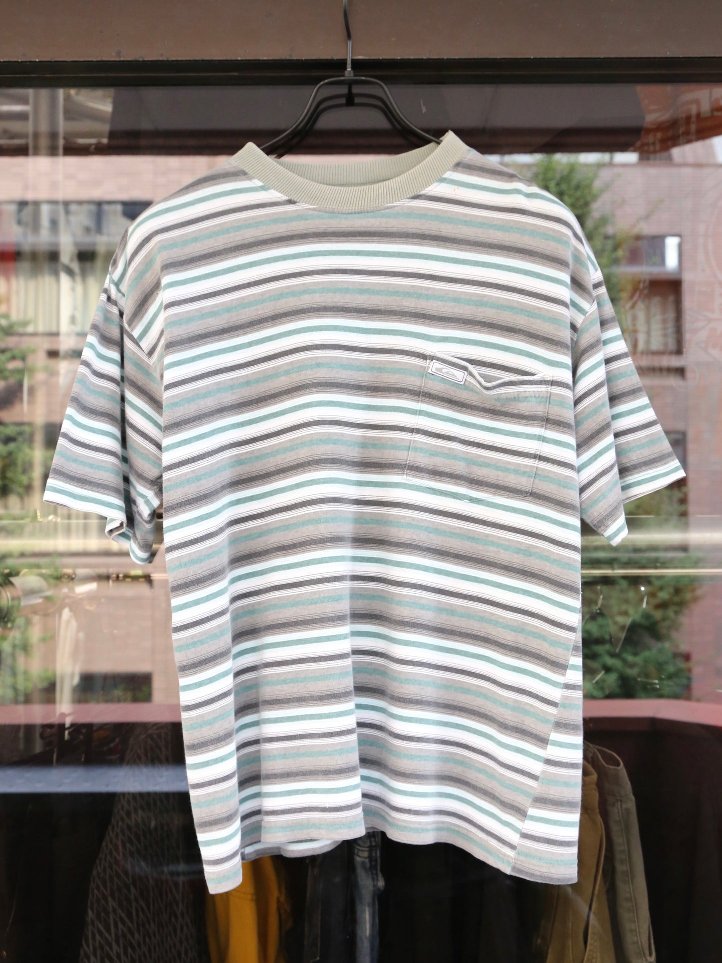 -2000S QUIKSILVER S/S STRIPED TEE