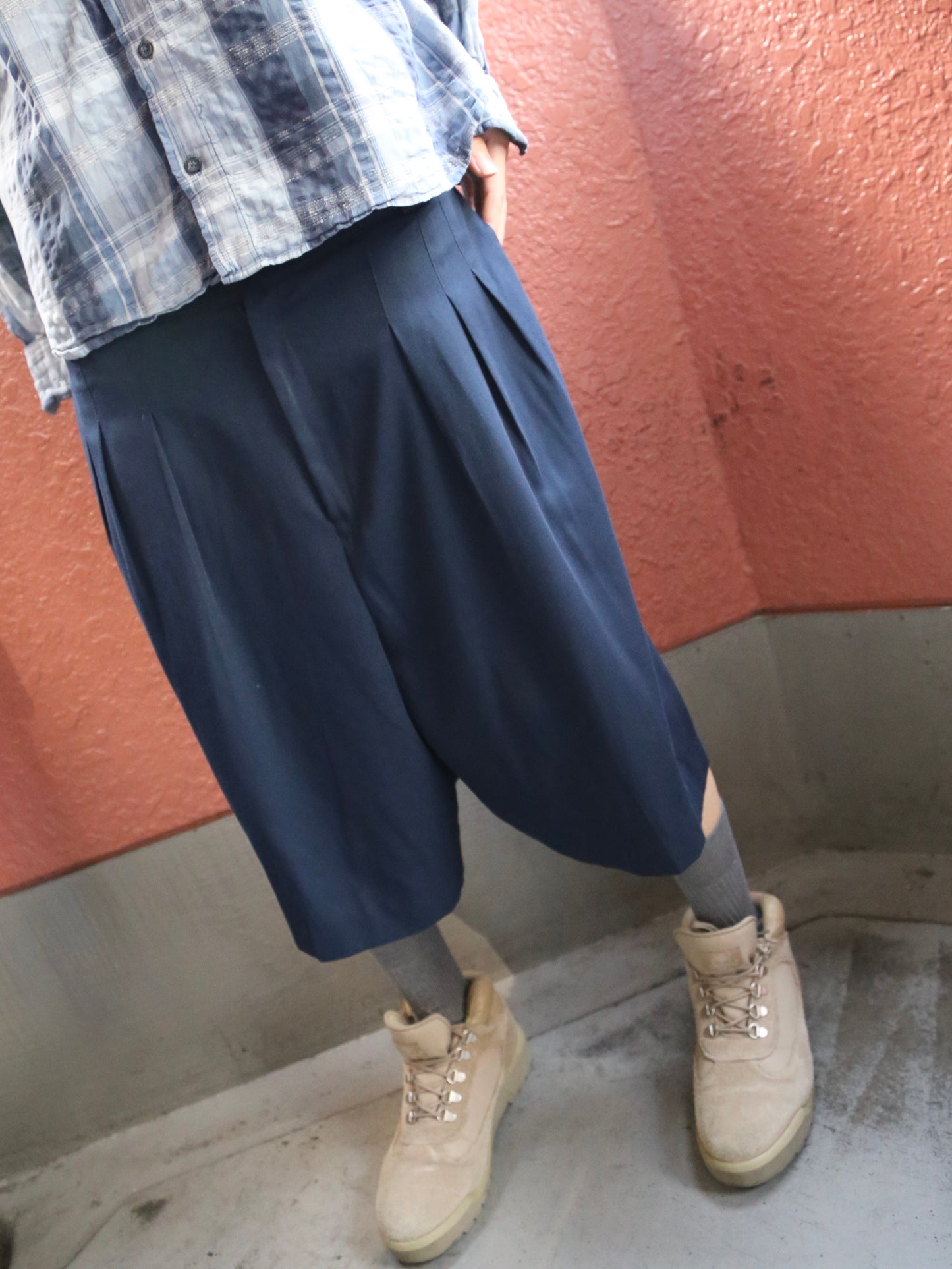 1990S 3-TUCK SLACKS SHORTS