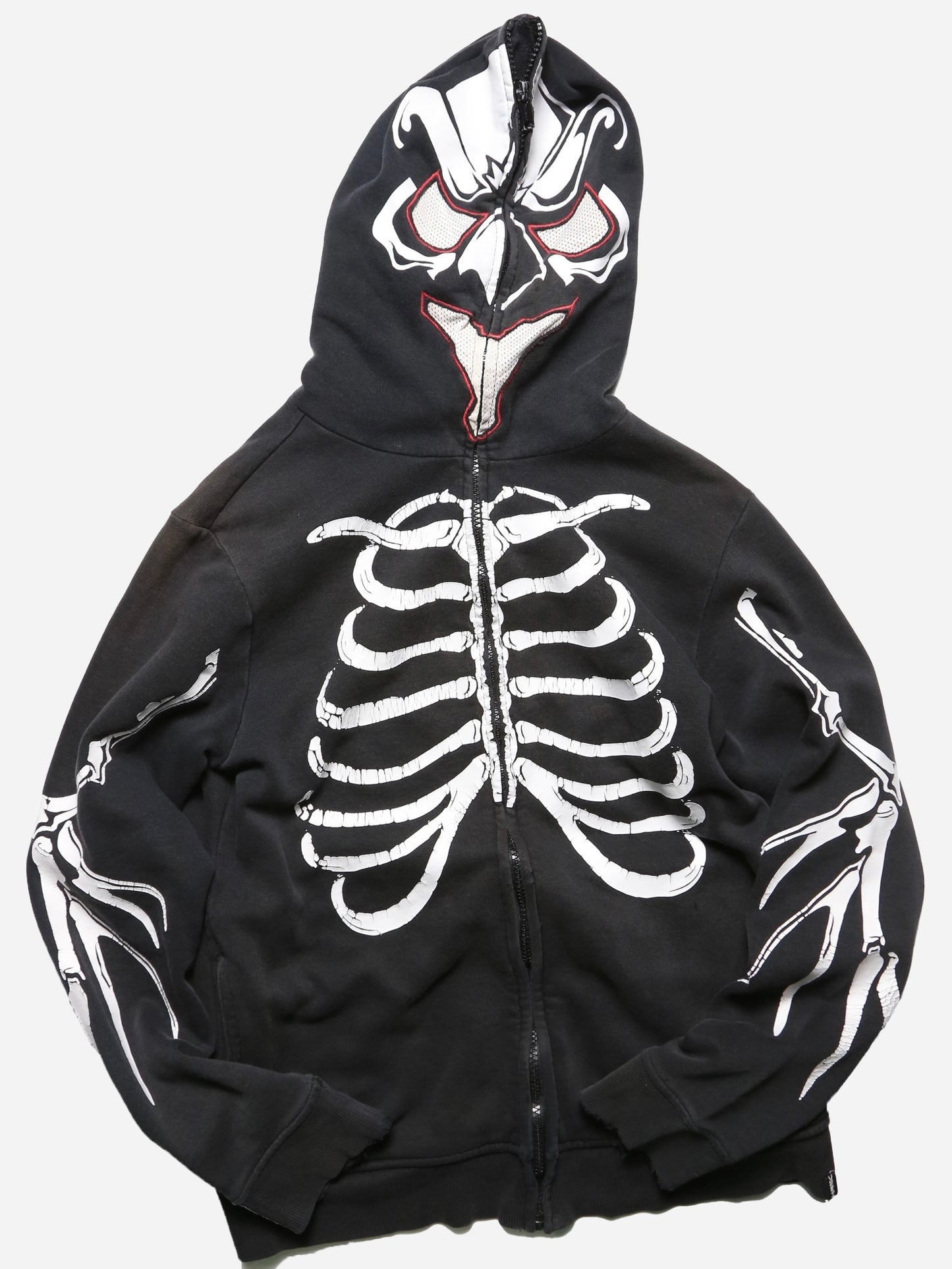 TONY HAWK SKULL MASK SKELETON ZIP-UP HOODIE