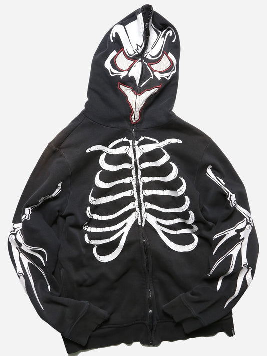 TONY HAWK SKULL MASK SKELETON ZIP-UP HOODIE