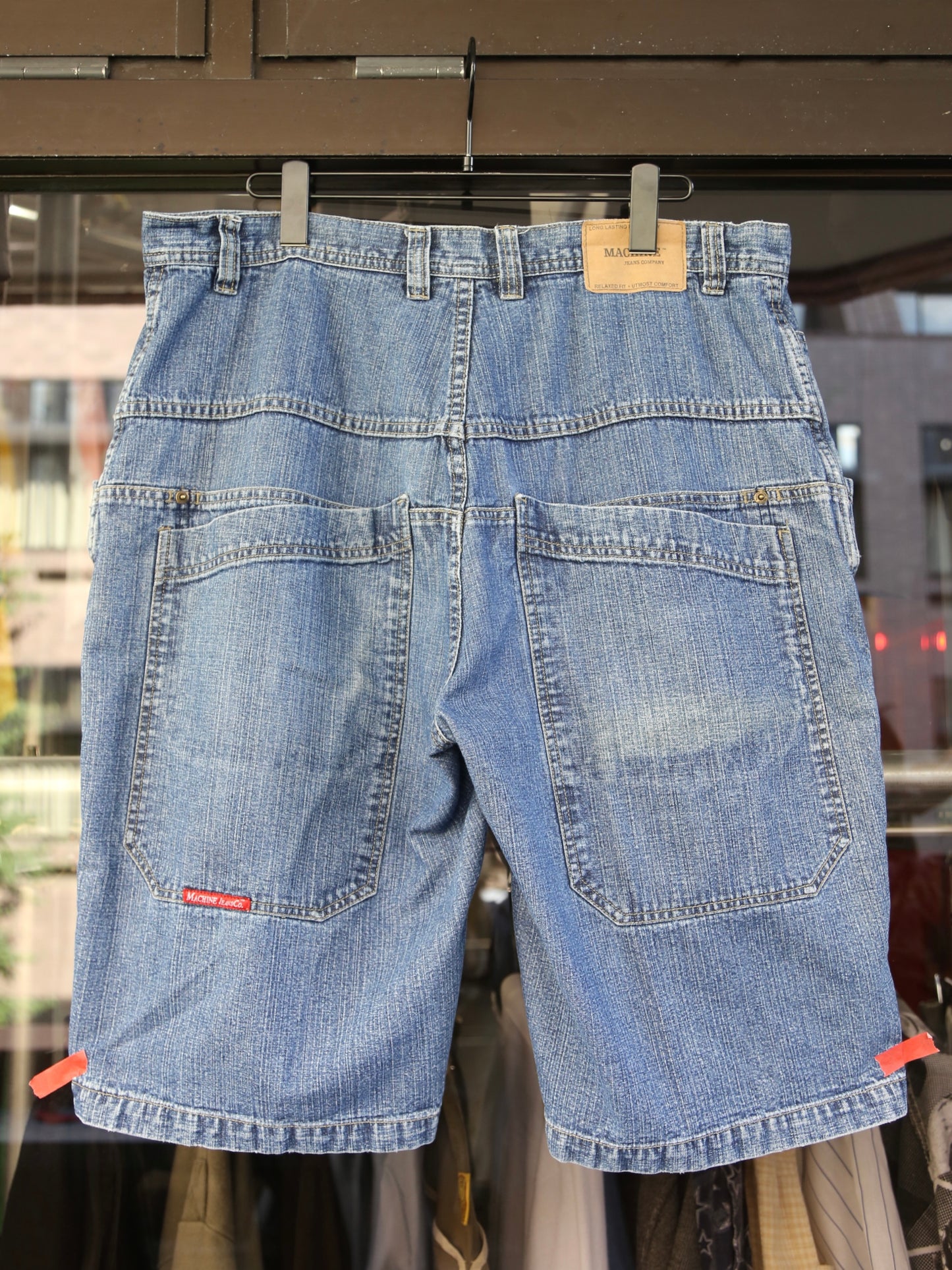 2000S MACHINE BAGGY DENIM SHORTS
