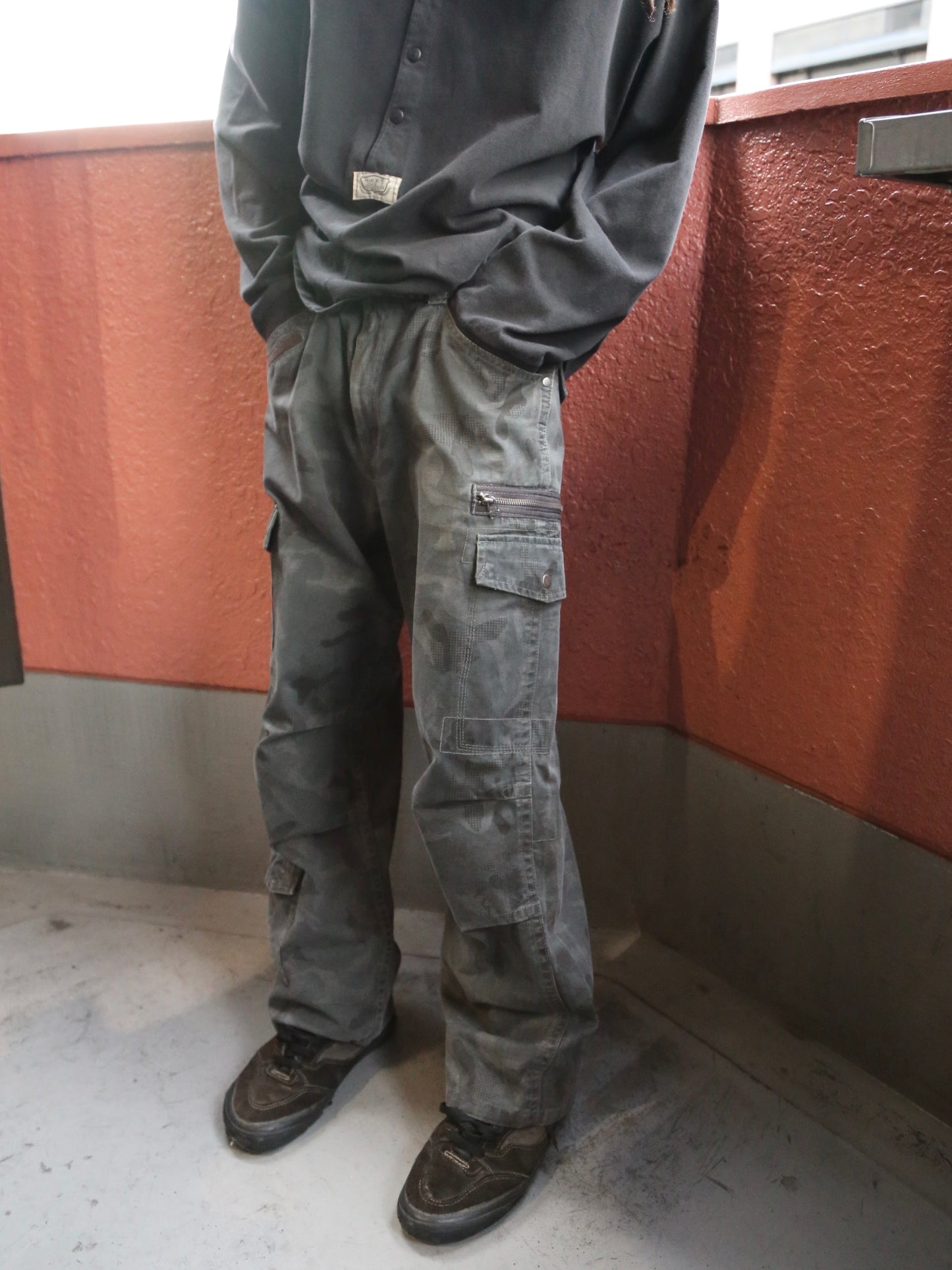 2000S Y.O.U. CAMO CARGO PANTS