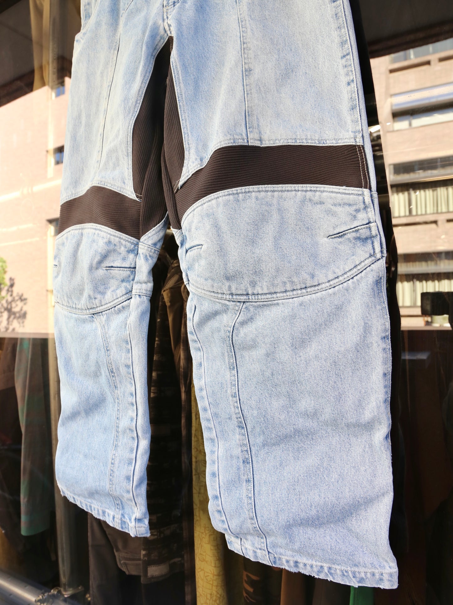 -2000S ICON RACING BAGGY DENIM PANTS