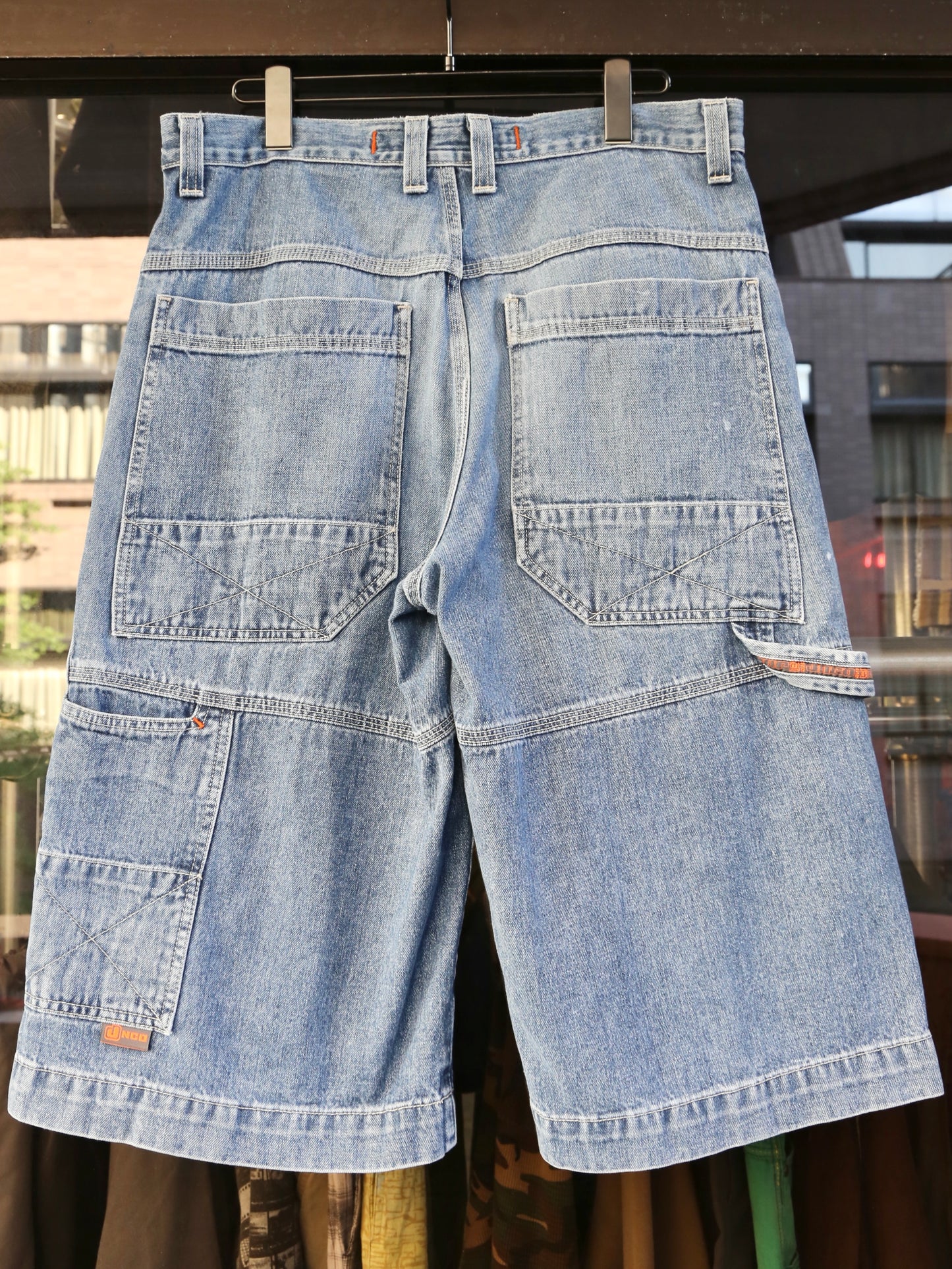 1990S JNCO CARPENTER DENIM SHORTS