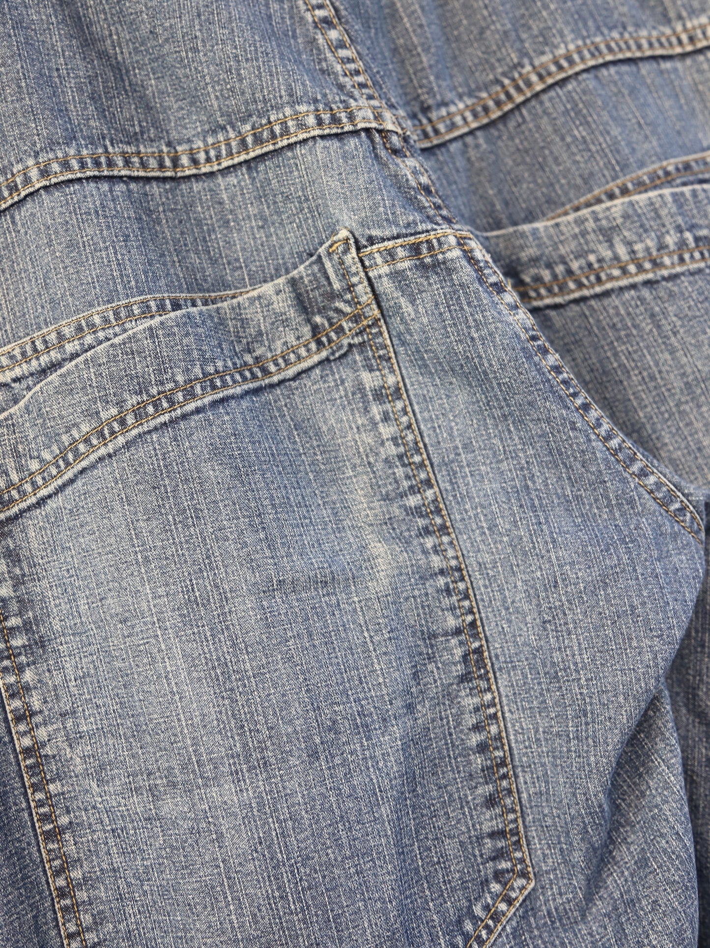 2000S MACHINE BAGGY DENIM SHORTS