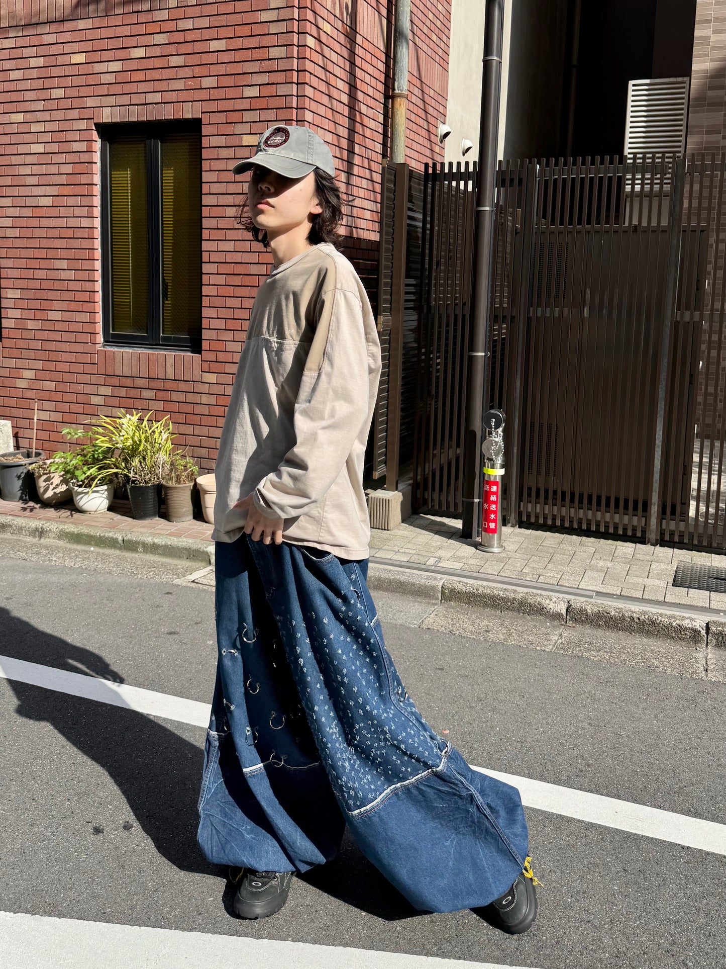 -2000S KIKWEAR CUSTOM BAGGY DENIM PANTS