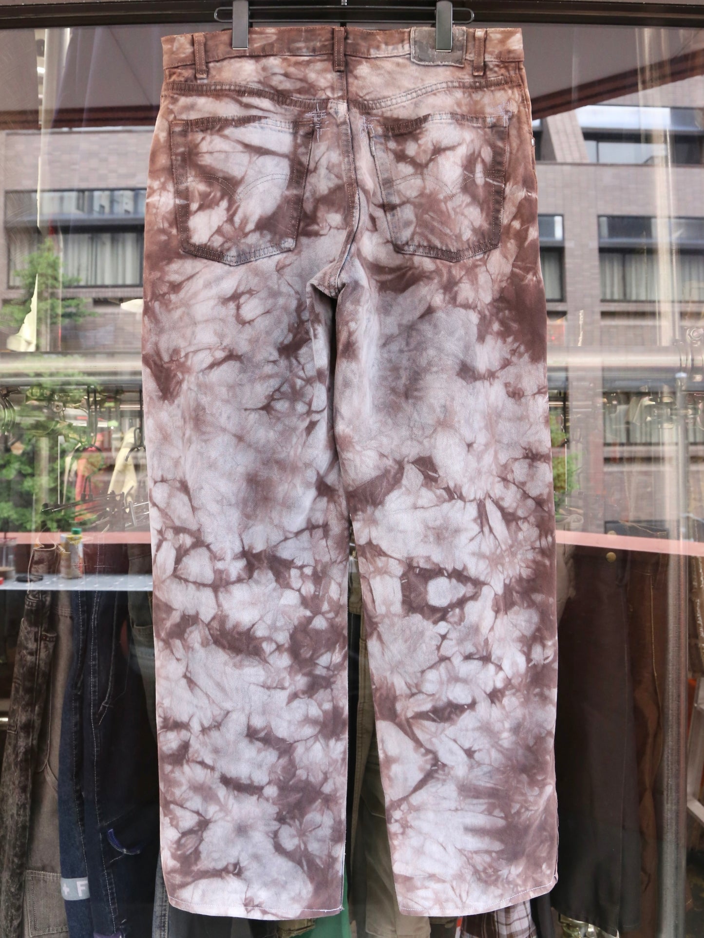 2000S LEVI'S SILVERTAB "LOOSE" GARMENT DYED DENIM PANTS