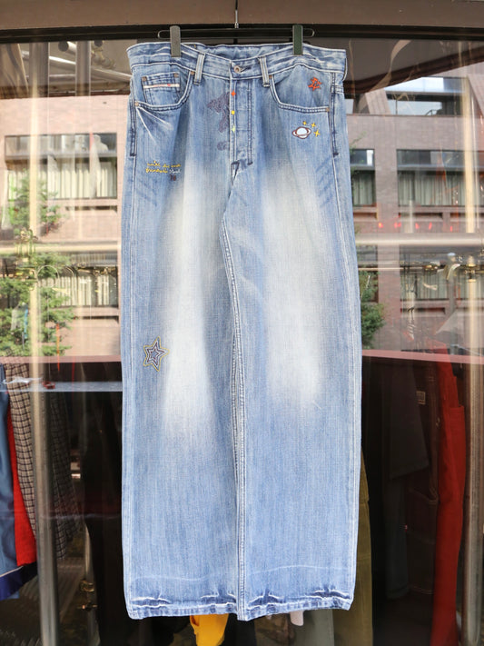 2000S DIESEL STRAIGHT DENIM PANTS
