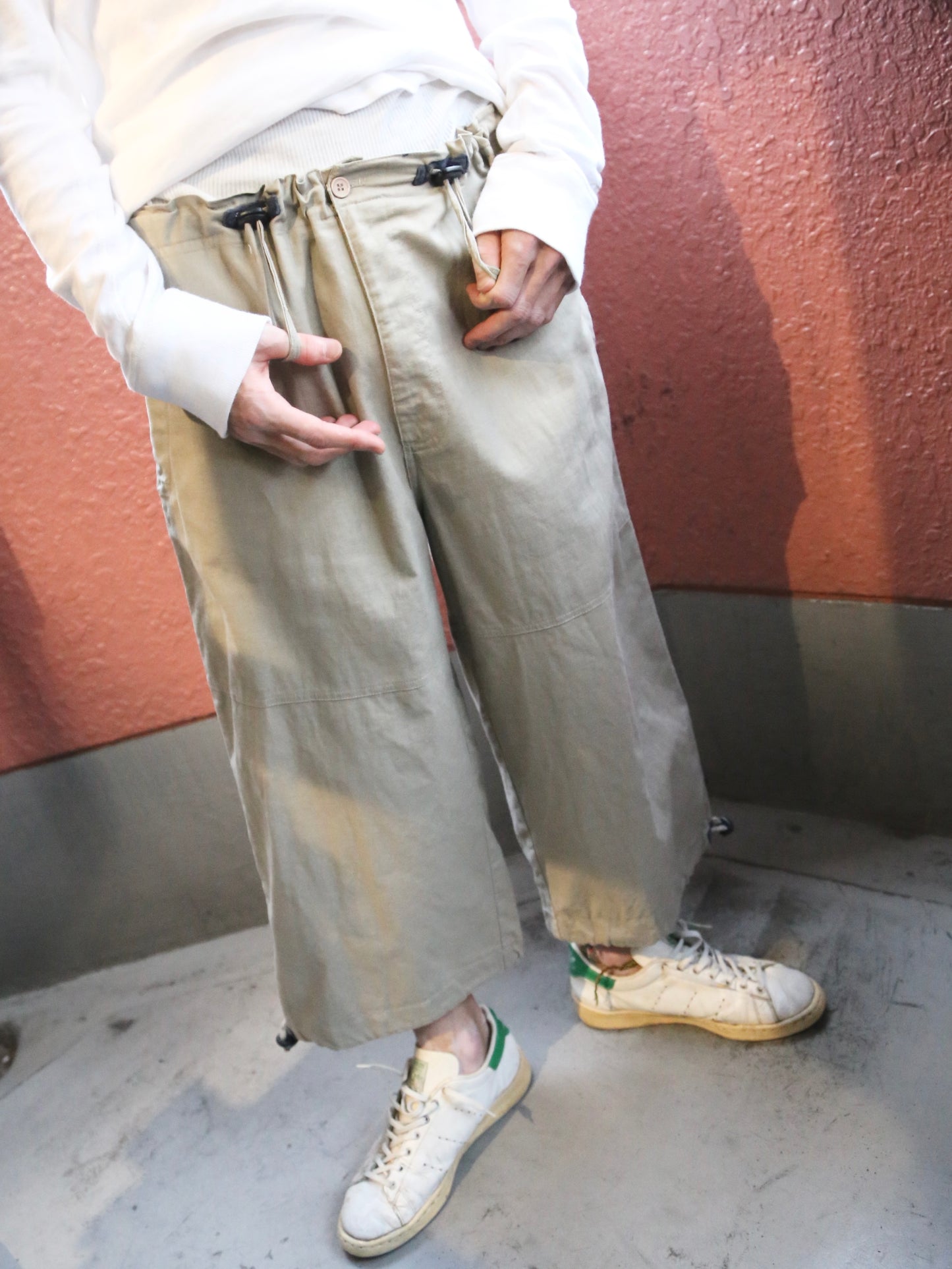 2000S STORMY LIFE LINEN EASY CROPPED PANTS