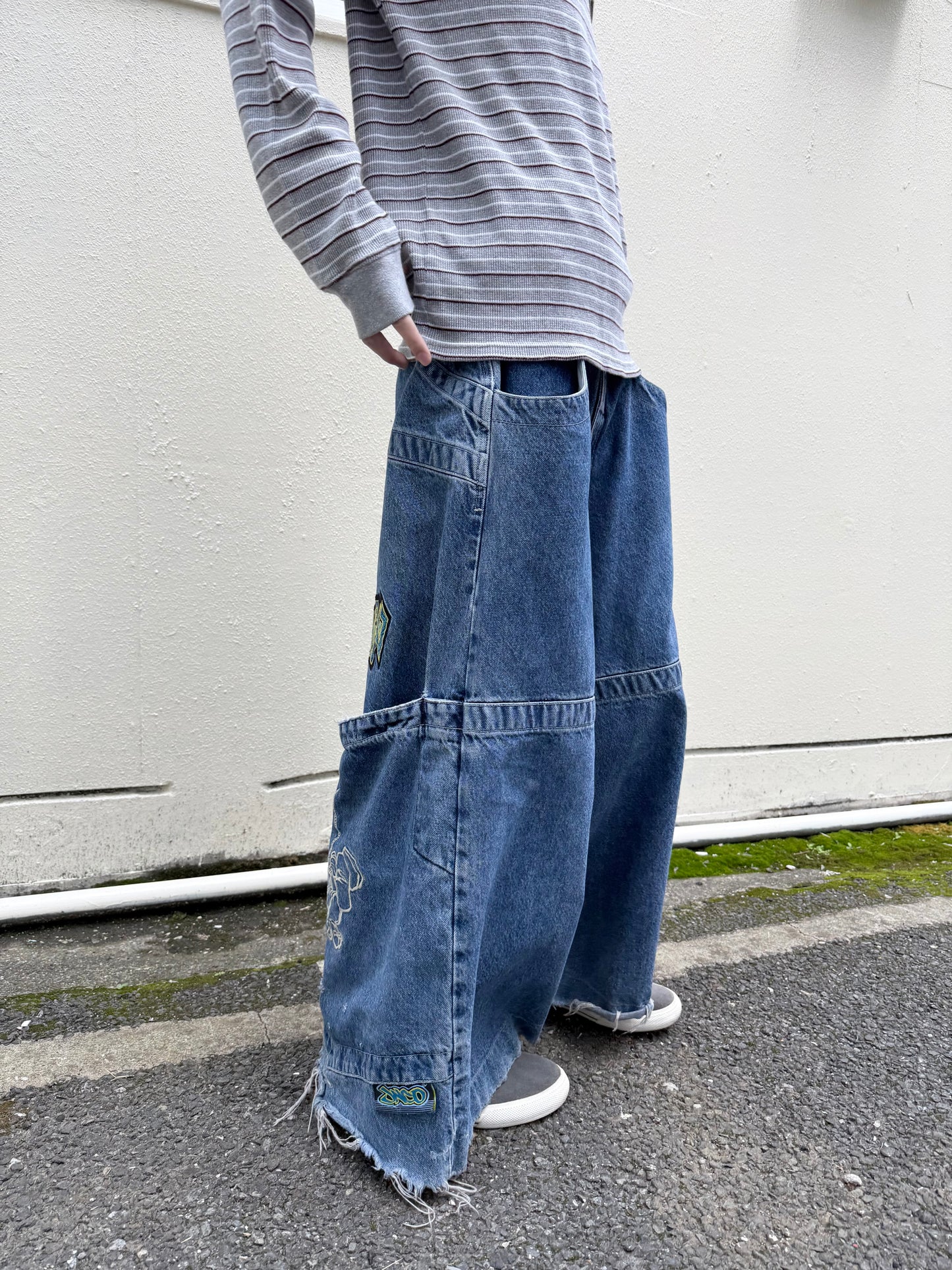 1990S JNCO"HANGIN" BAGGY DENIM PANTS