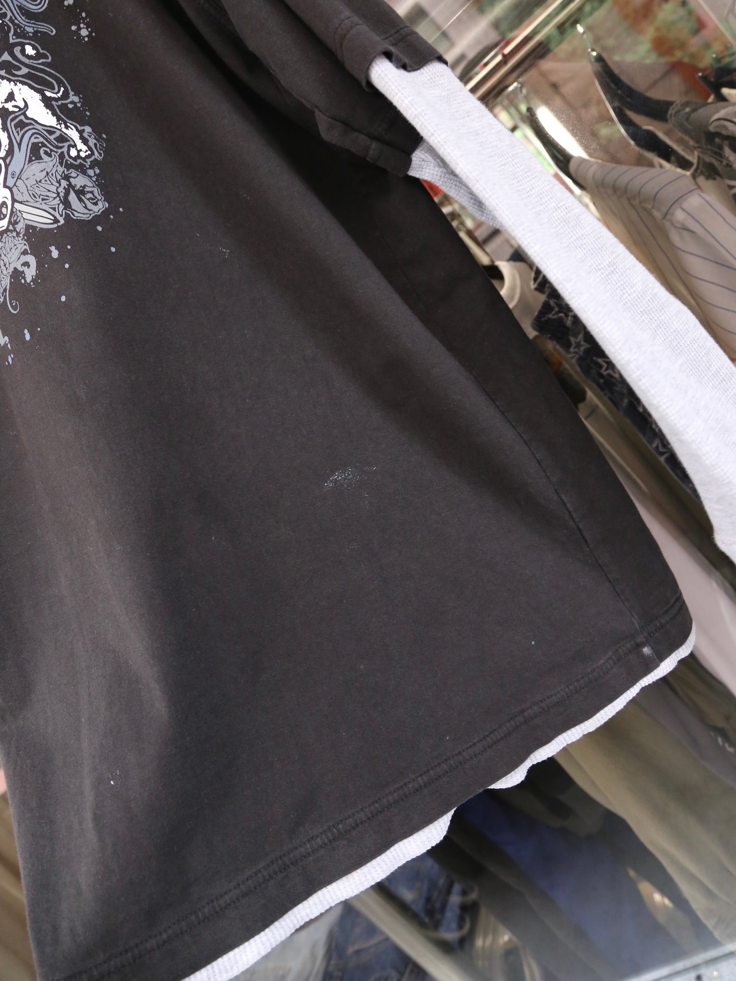 2000S DICKIES 2IN1 L/S TEE