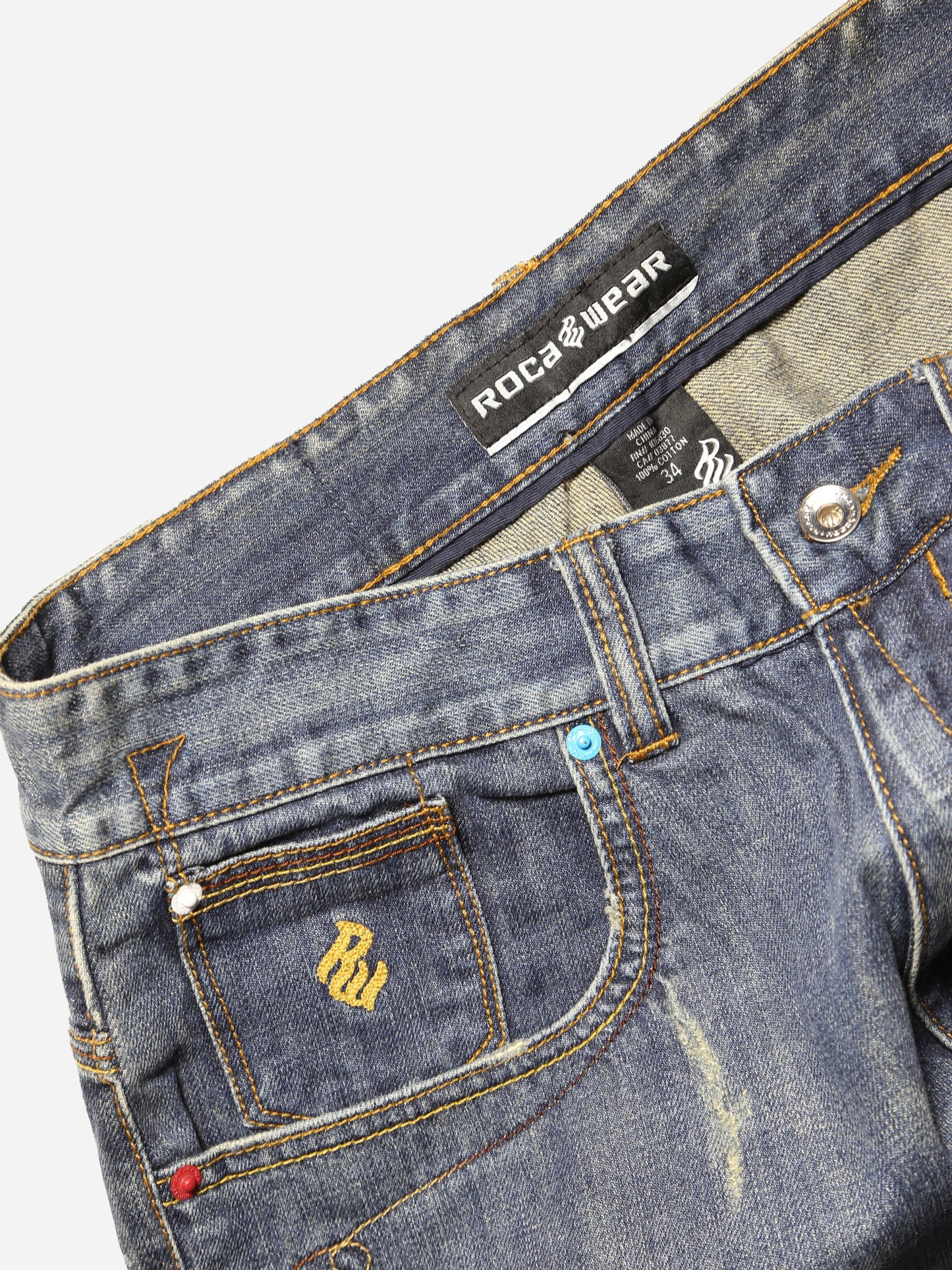2000S ROCAWEAR BAGGY DENIM PANTS