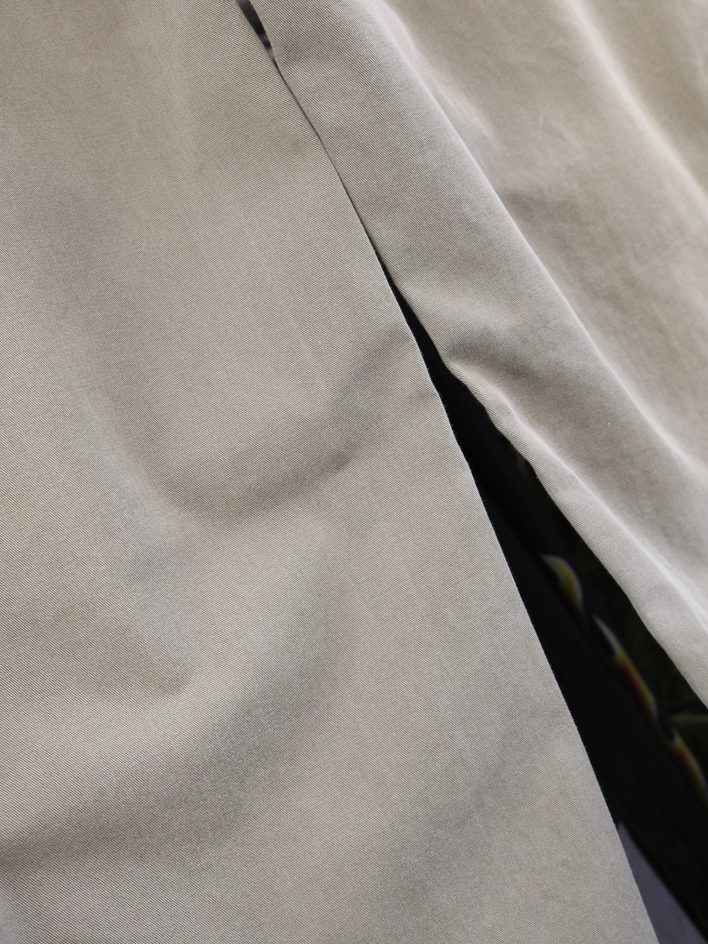 -2000S STRUCTURE COTTON EASY WIDE PANTS