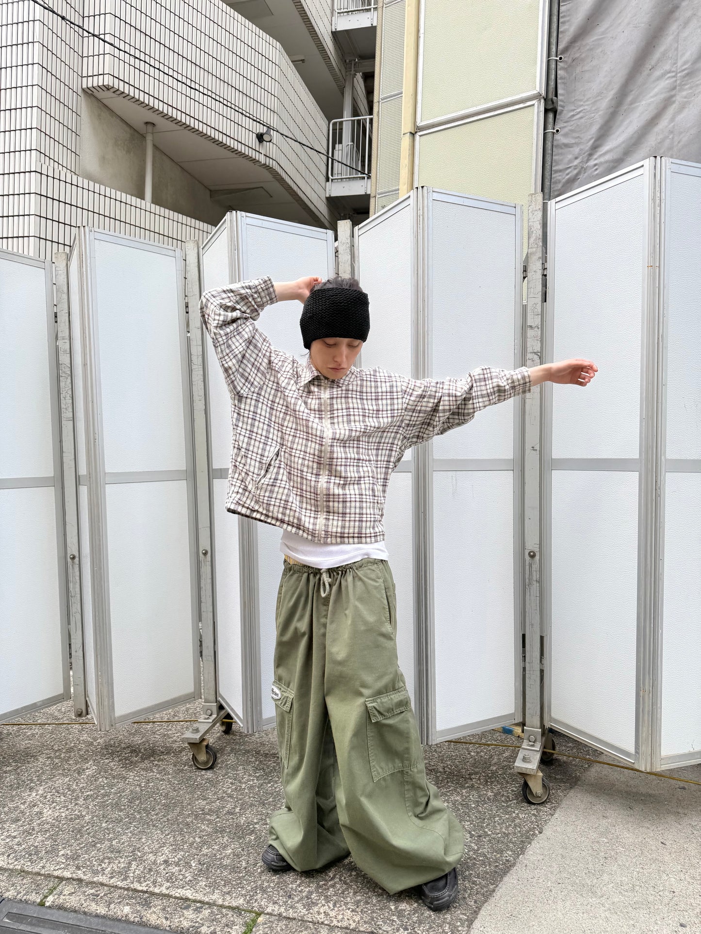 1990S CAFFEINE COTTON EASY CARGO PANTS