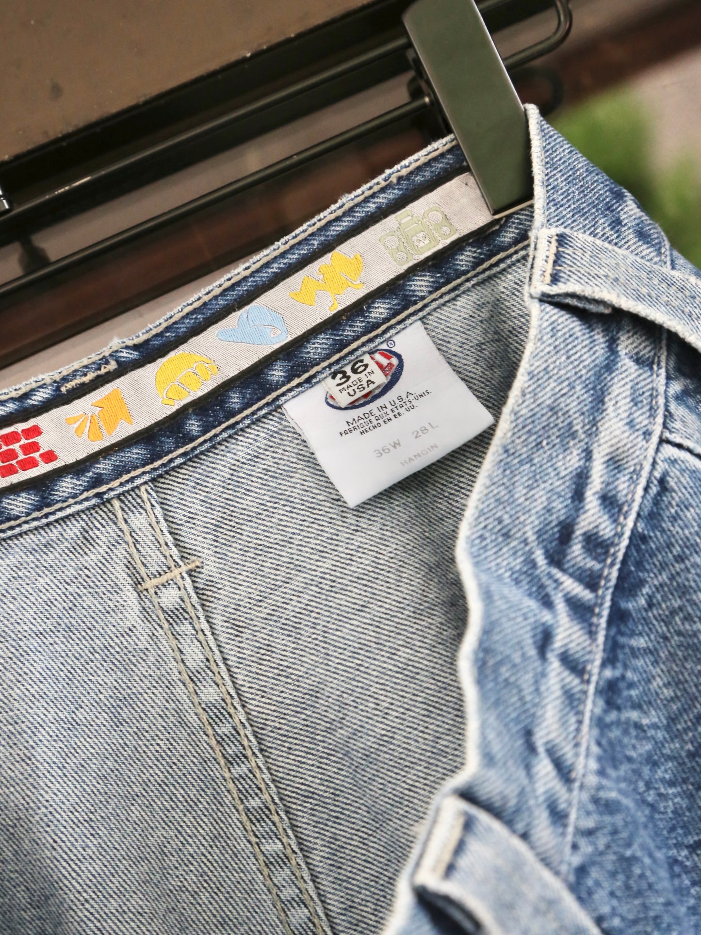 1990S JNCO"HANGIN" BAGGY DENIM PANTS