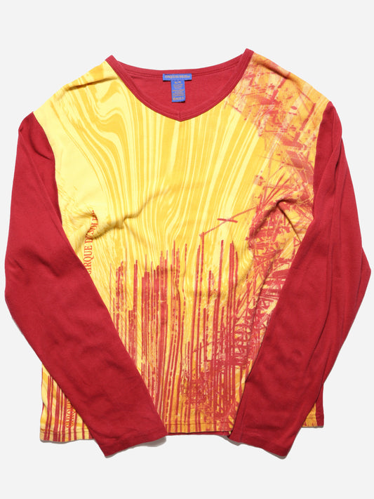 2000S CIRQUE DU SOLEIL V-NECK L/S TOP