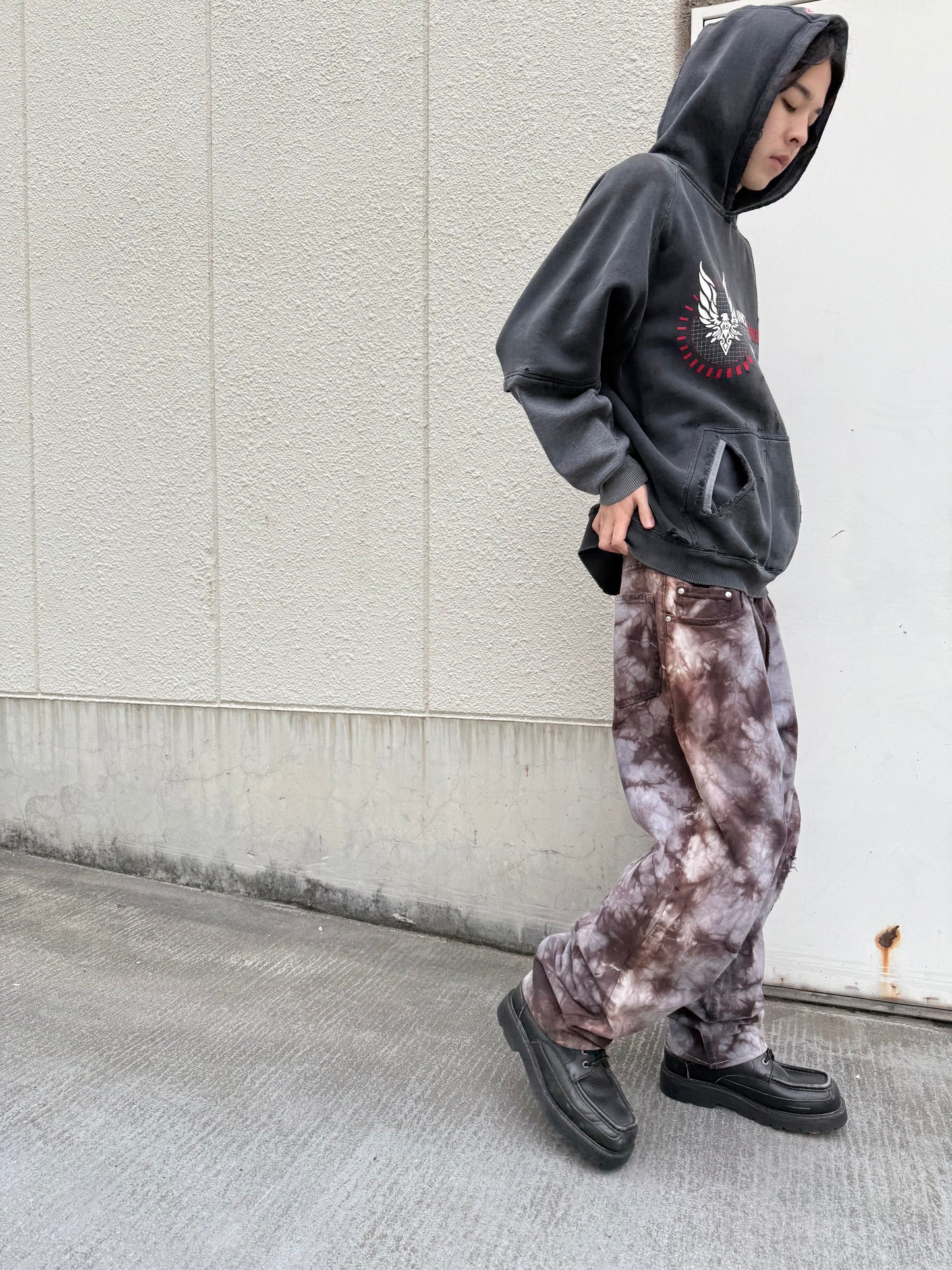 2000S LEVI'S SILVERTAB "LOOSE" GARMENT DYED DENIM PANTS