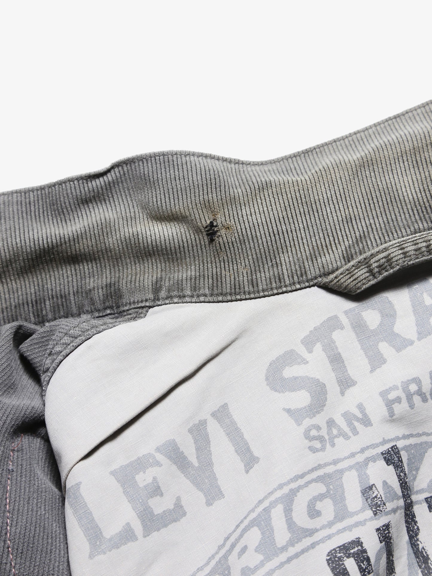 -2000S LEVI'S SILVER TAB CORDUROY TRUCKER JACKET - PATCH CUSTOM
