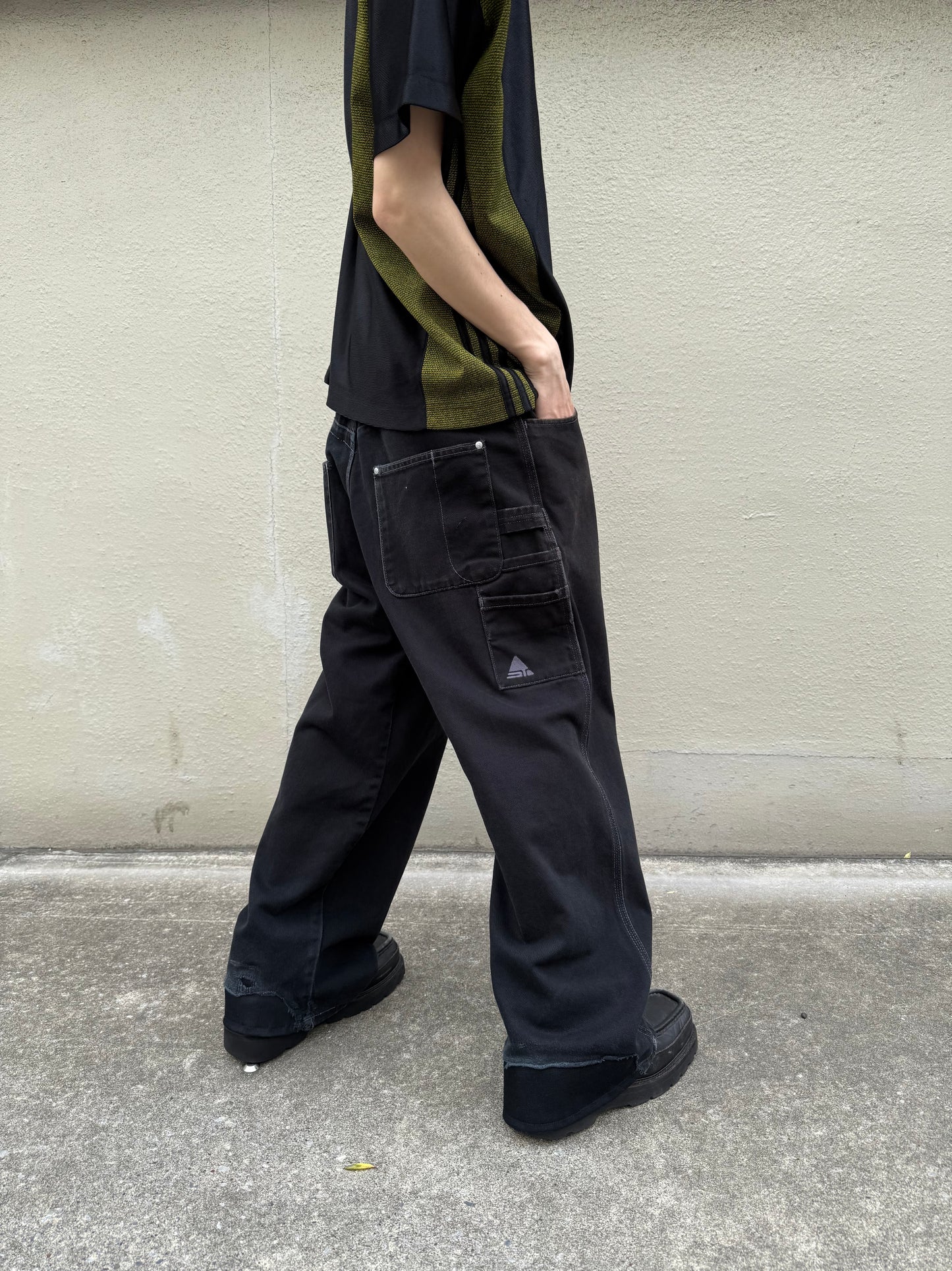 2000S LEVI'S SILVERTAB BAGGY DENIM PAINTER  PANTS