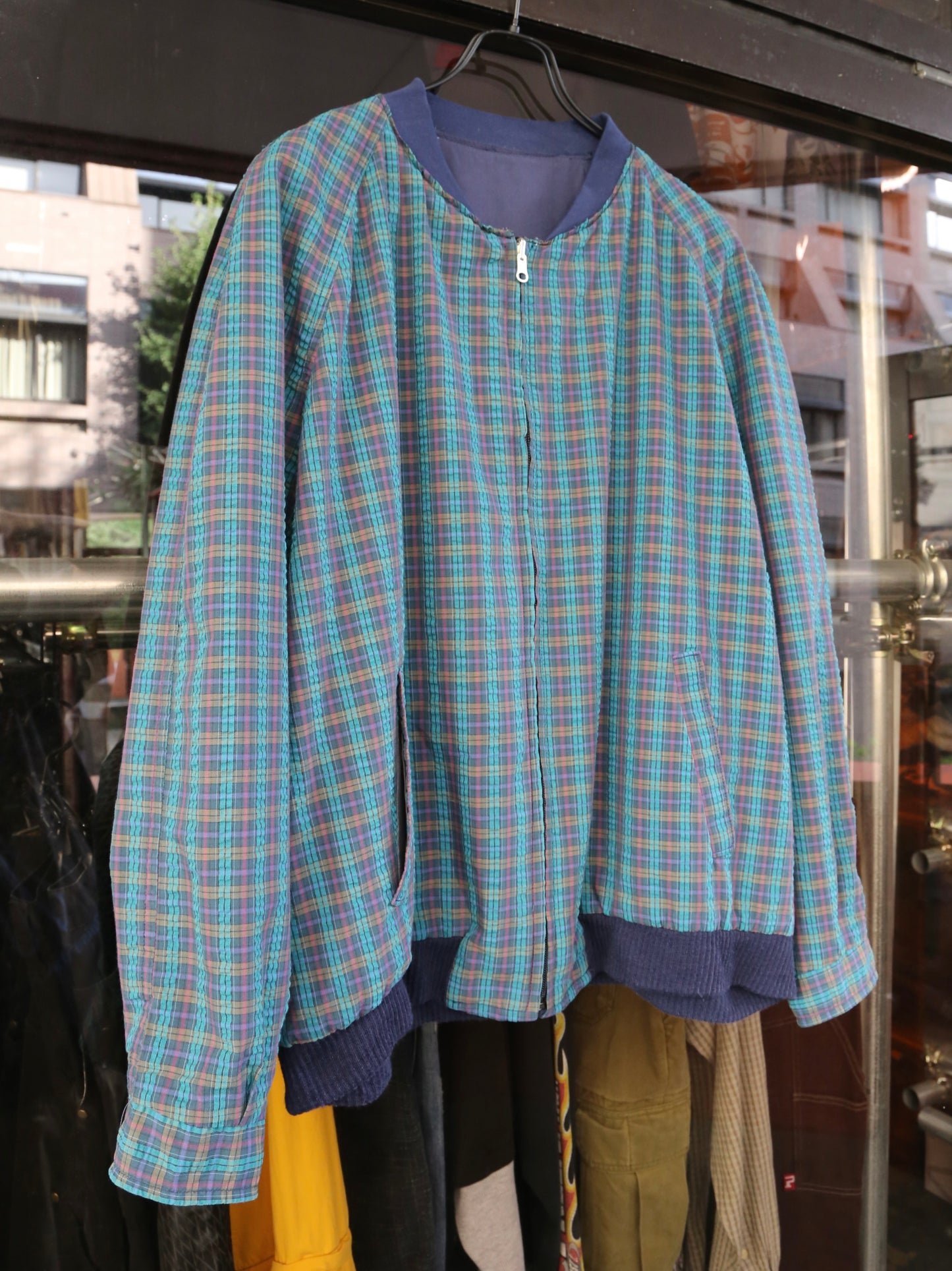 1990S UNKNOWN REVERSIBLE BOMBER JACKET