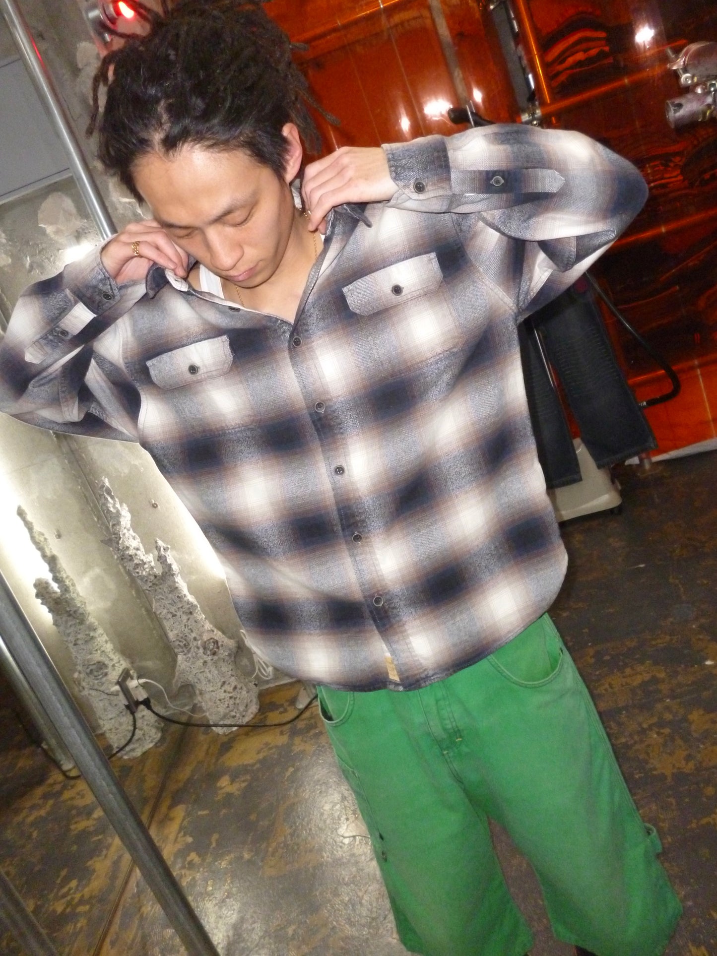 2000S OMBRE CHECK L/S SHIRT