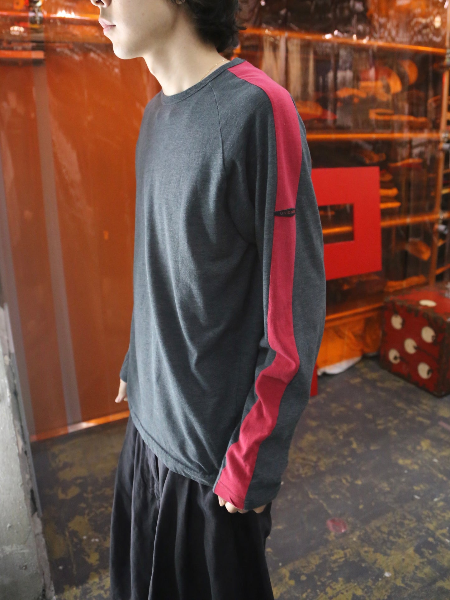 2000S UNIONBAY STRETCH L/S TOP