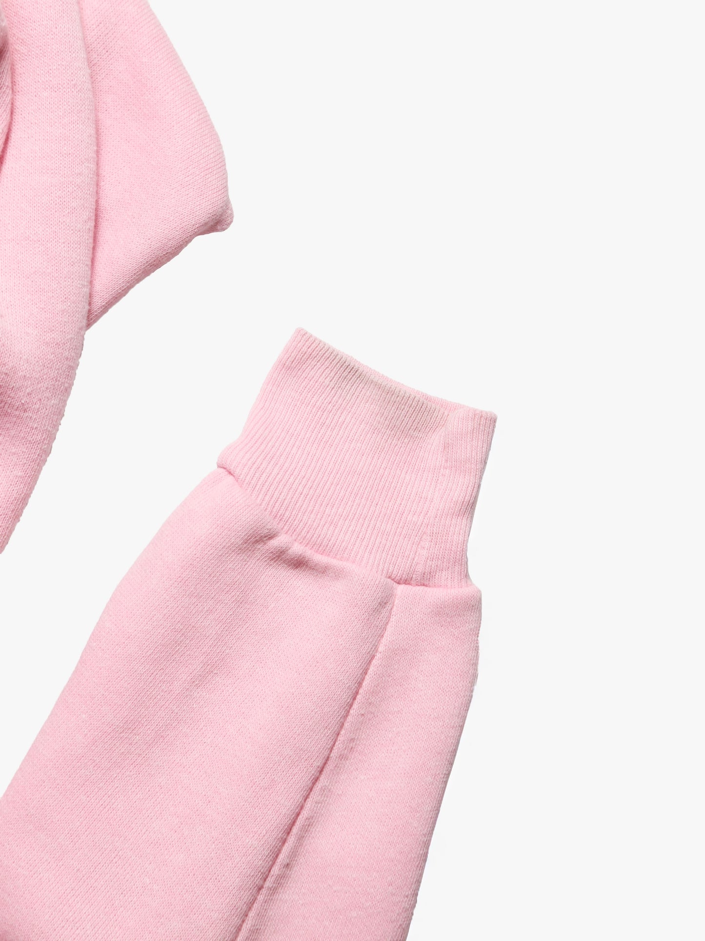 -1980S PASTEL PINK ZIP-UP HOODIE