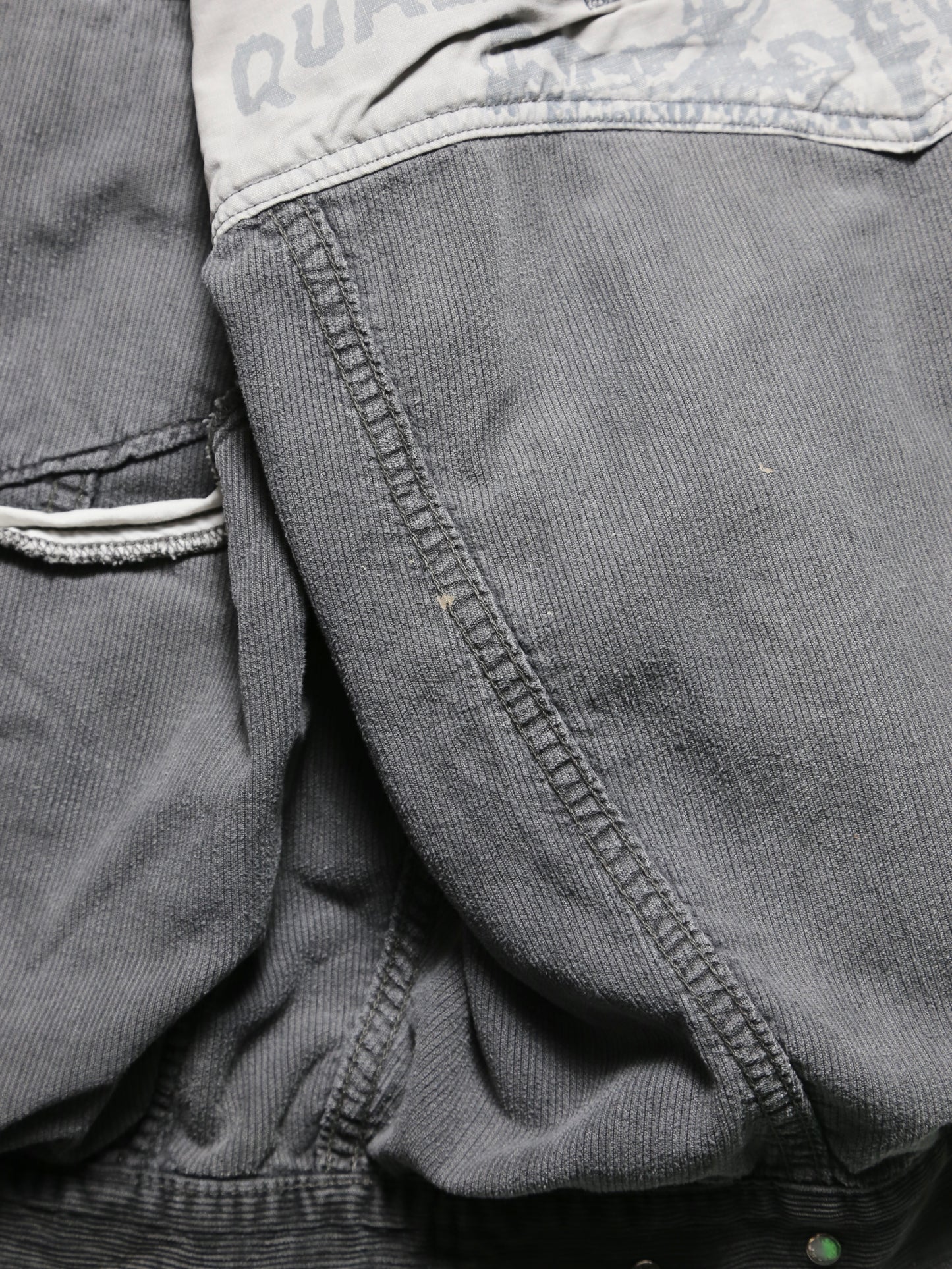 -2000S LEVI'S SILVER TAB CORDUROY TRUCKER JACKET - PATCH CUSTOM