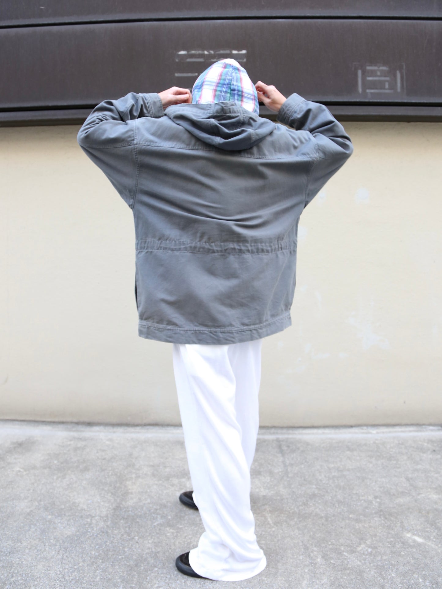 1990S ADIDAS COTTON ANORAK HOODIE