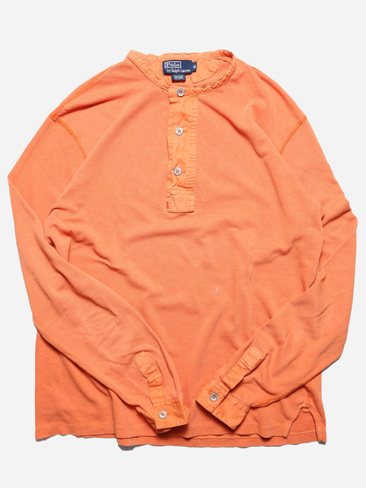 POLO BY RALPH LAUREN HENLEY NECK L/S TOP