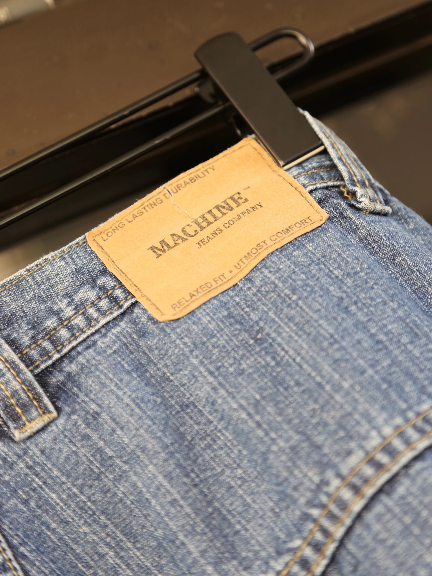 2000S MACHINE BAGGY DENIM SHORTS