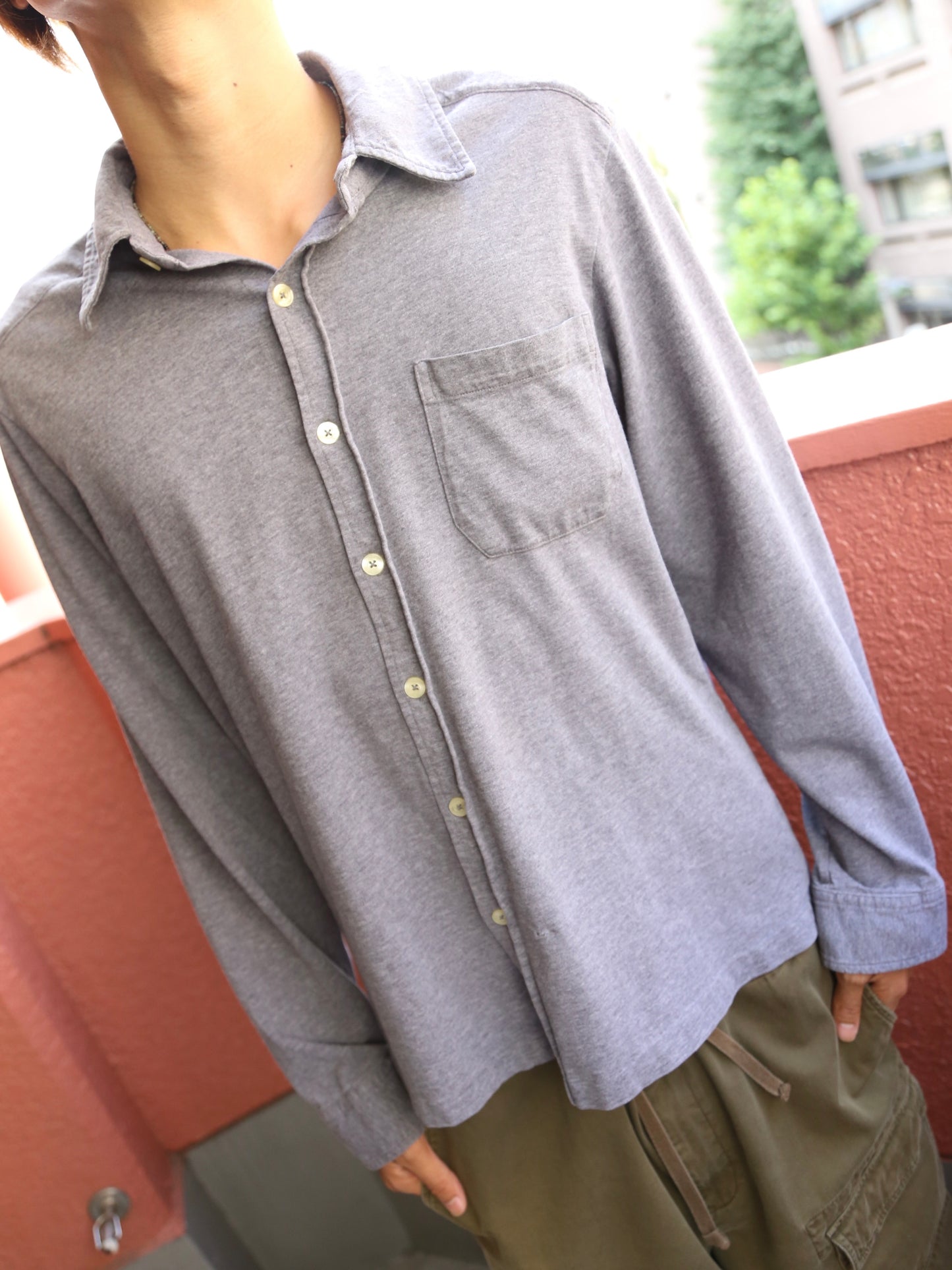 2000S POLO JEANS L/S COTTON JERSEY SHIRT