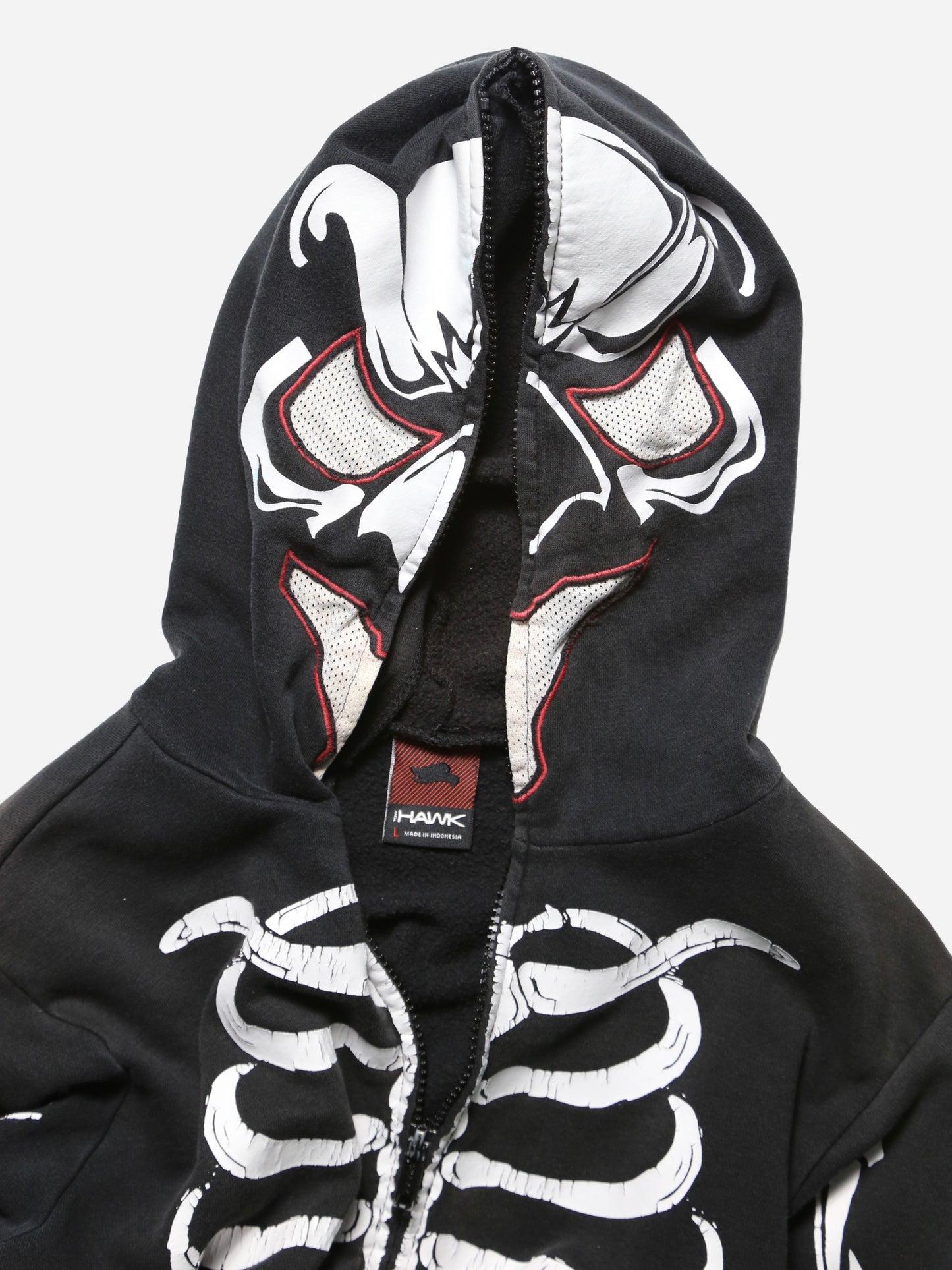 TONY HAWK SKULL MASK SKELETON ZIP-UP HOODIE