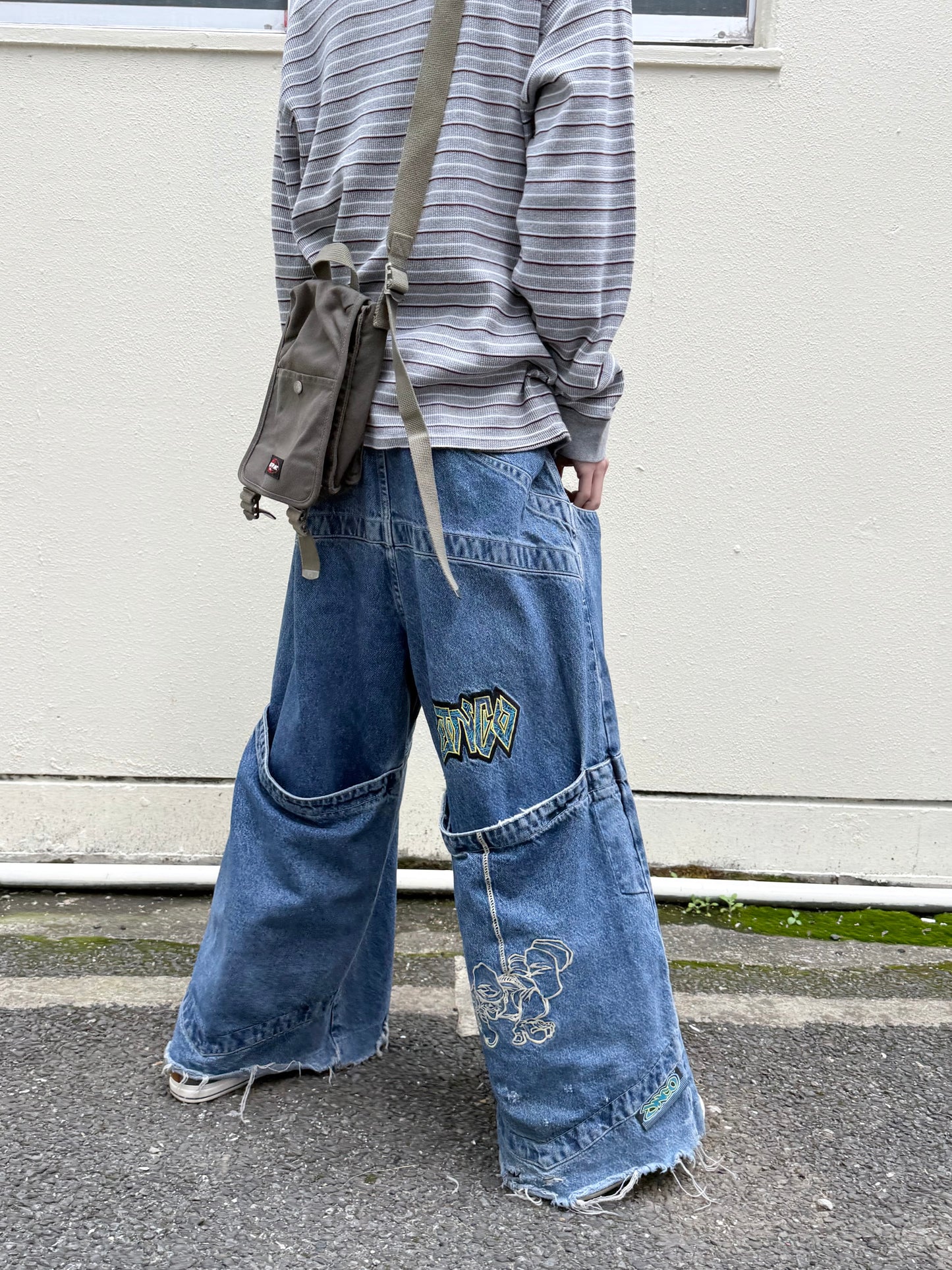 1990S JNCO"HANGIN" BAGGY DENIM PANTS