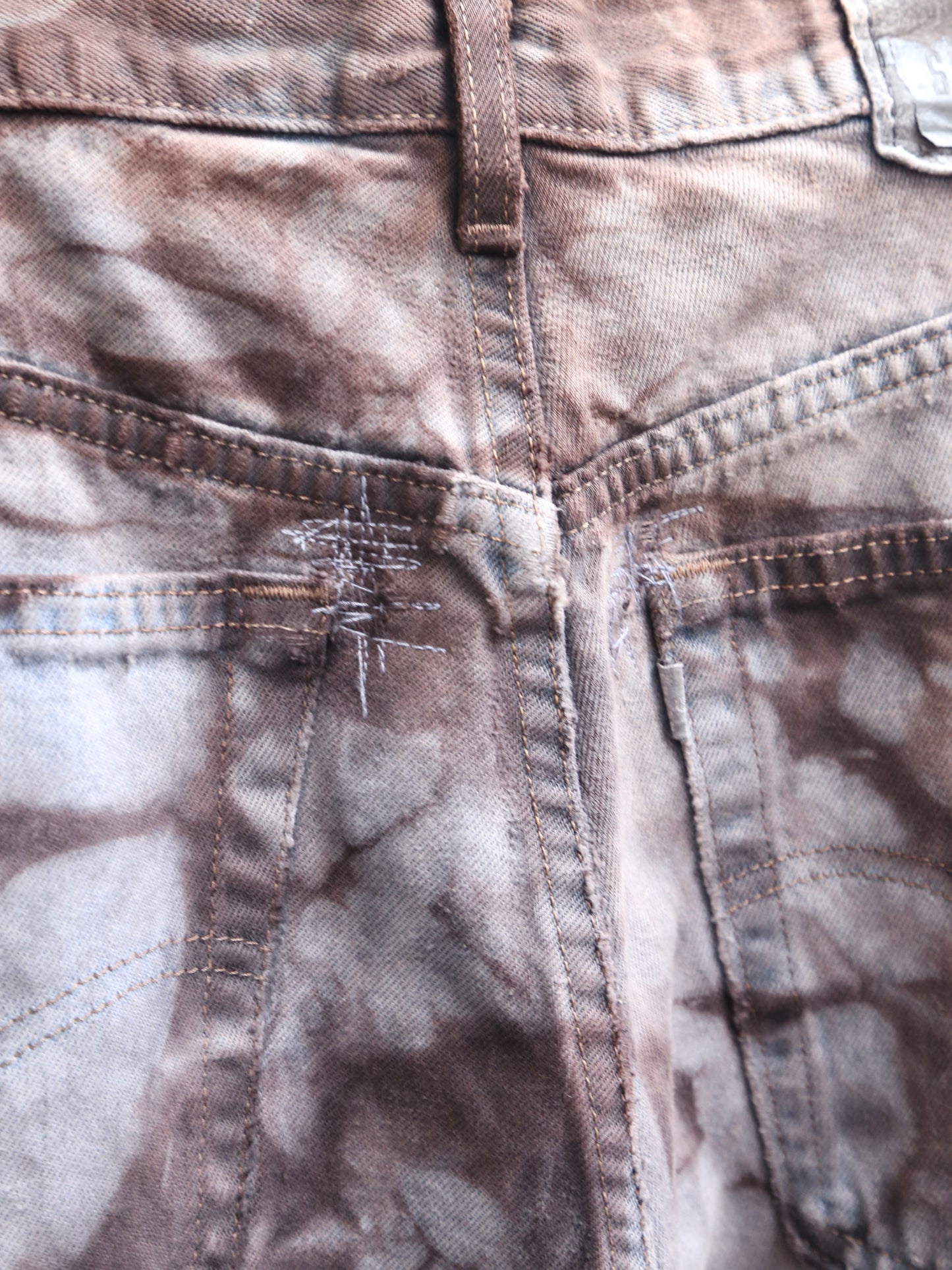 2000S LEVI'S SILVERTAB "LOOSE" GARMENT DYED DENIM PANTS