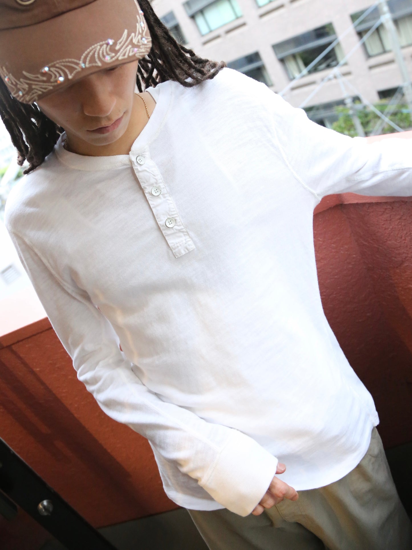 2000S RAG & BONE HENLEY NECK L/S TOP
