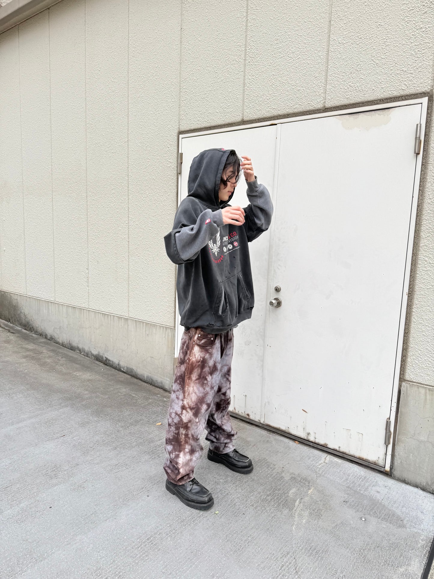 2000S LEVI'S SILVERTAB "LOOSE" GARMENT DYED DENIM PANTS