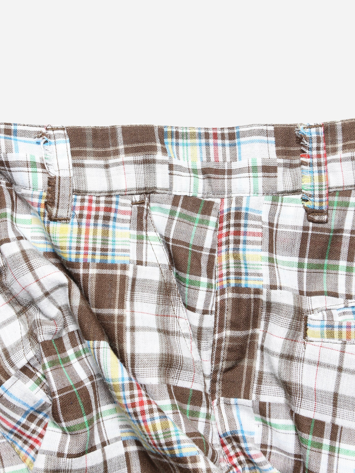 2000S PATCHWORK BAGGY SHORTS