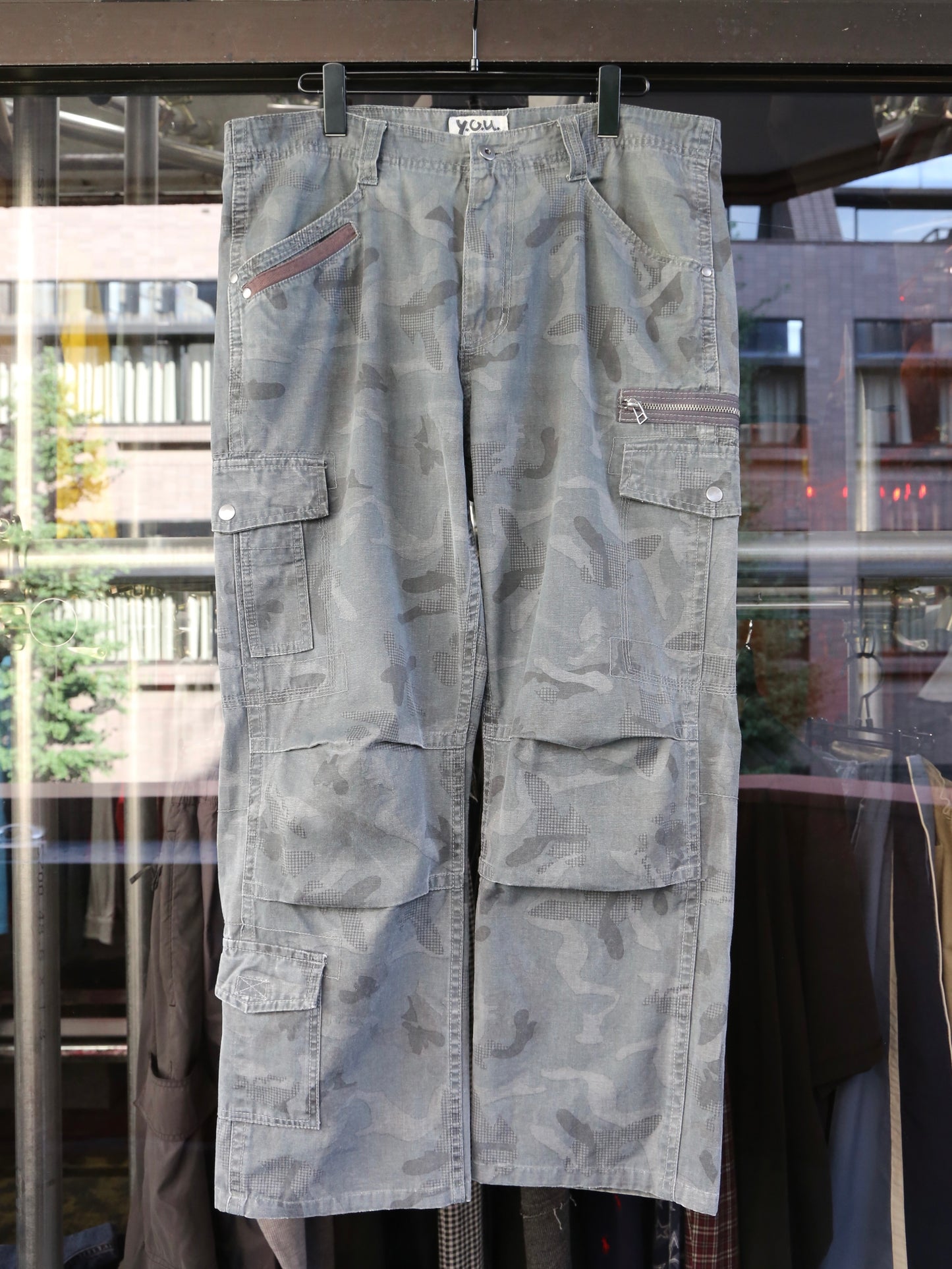 2000S Y.O.U. CAMO CARGO PANTS