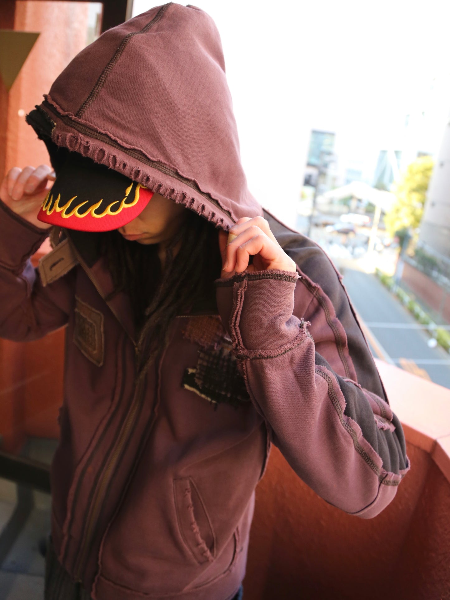 FLAME PATTERN CAP