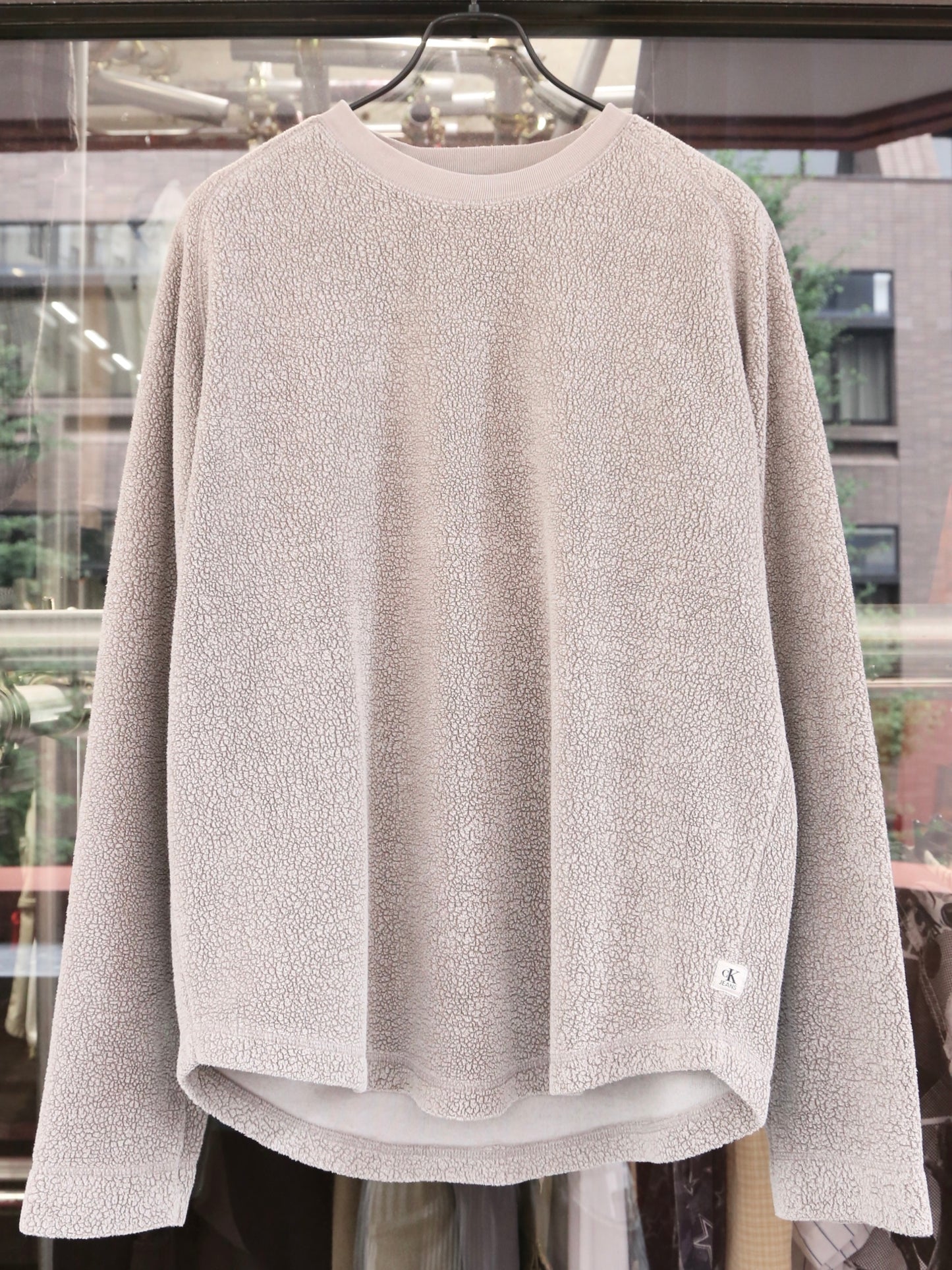 1990S CK JEANS PILE SWEATSHIRT