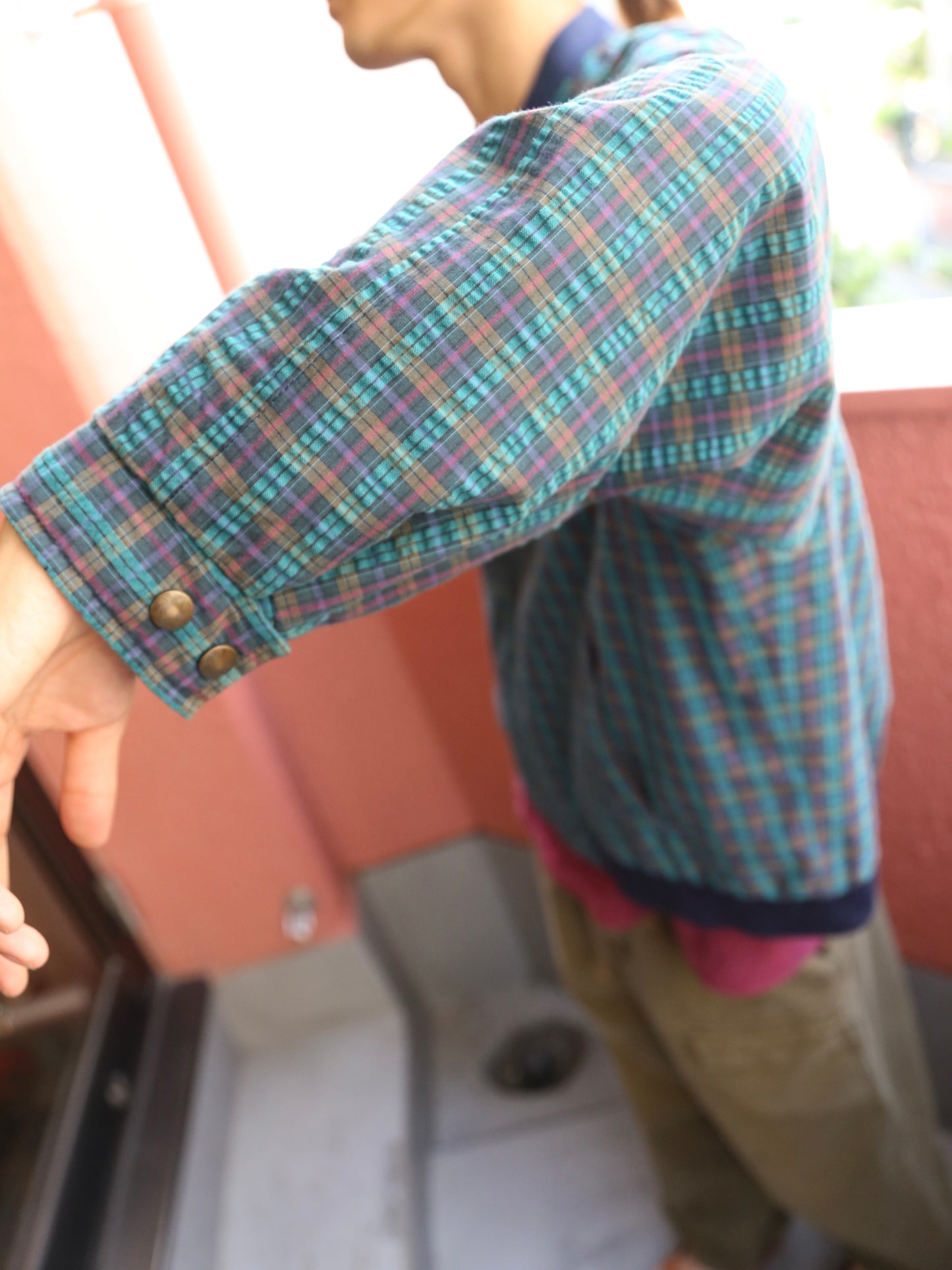 1990S UNKNOWN REVERSIBLE BOMBER JACKET