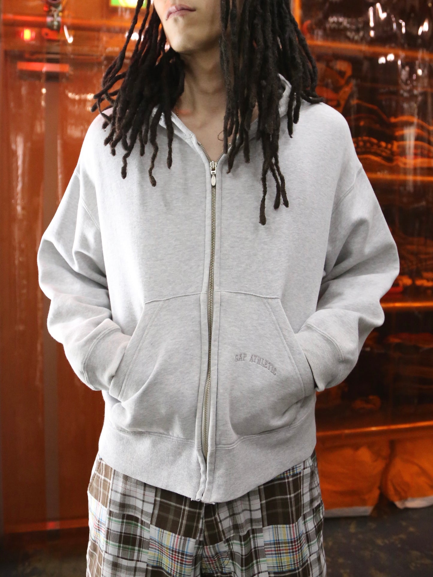 1990S GAP ATHLETIC ZIP-UP HOODIE