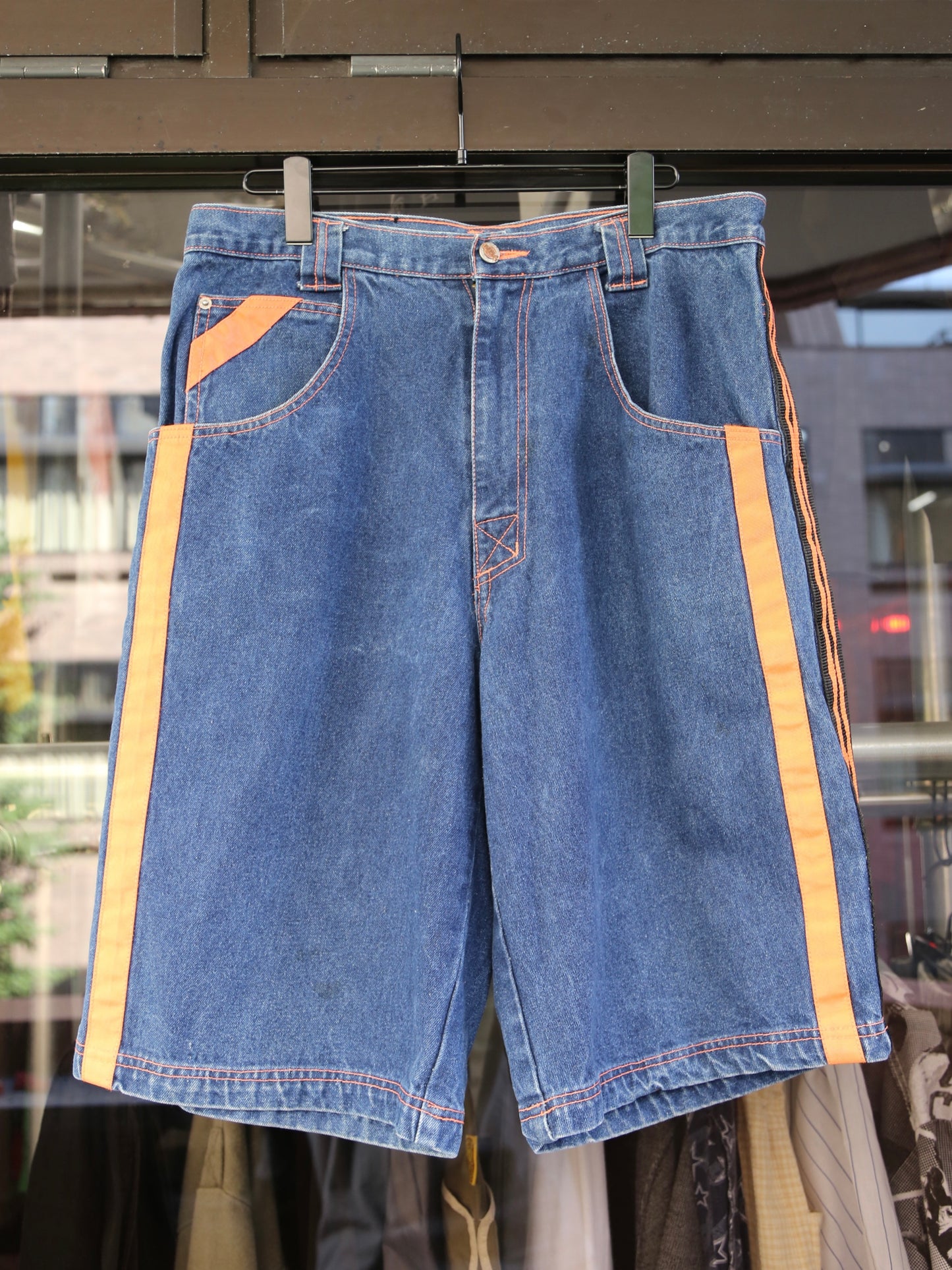 1990S IMPAQ FUTURE JEANS BAGGY DENIM SHORTS