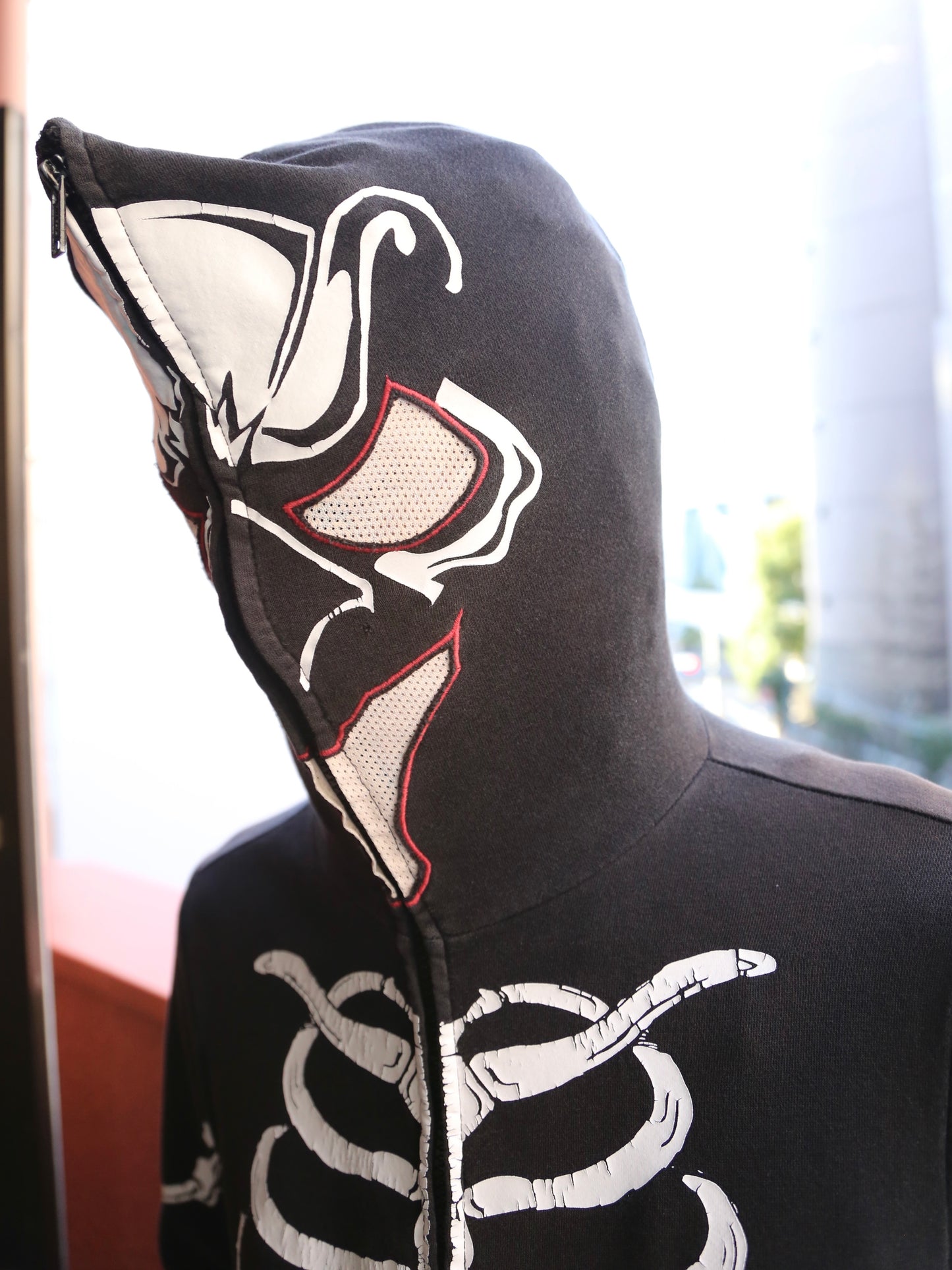 TONY HAWK SKULL MASK SKELETON ZIP-UP HOODIE