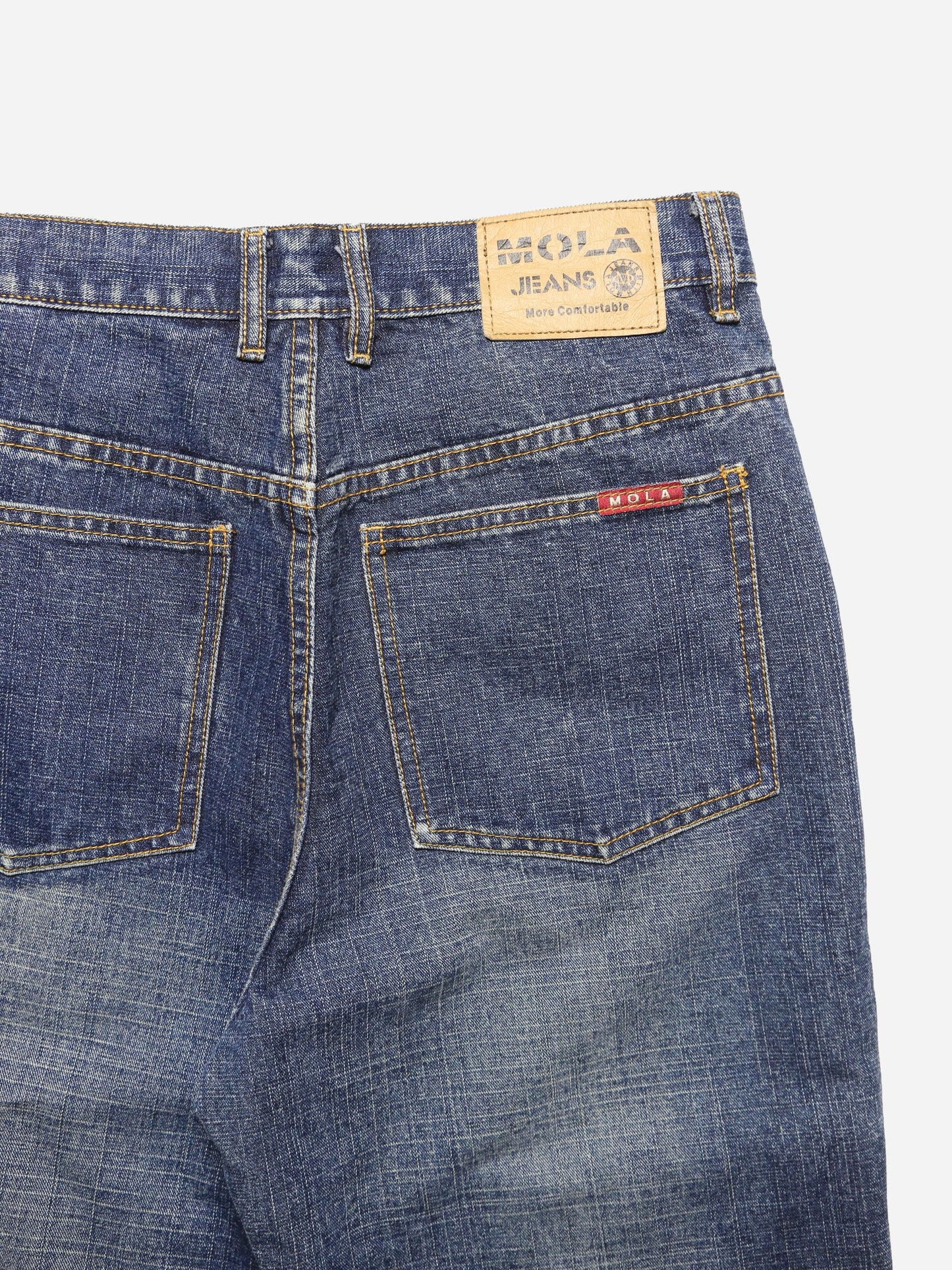 2000S MOLA JEANS STITCHED DENIM PANTS