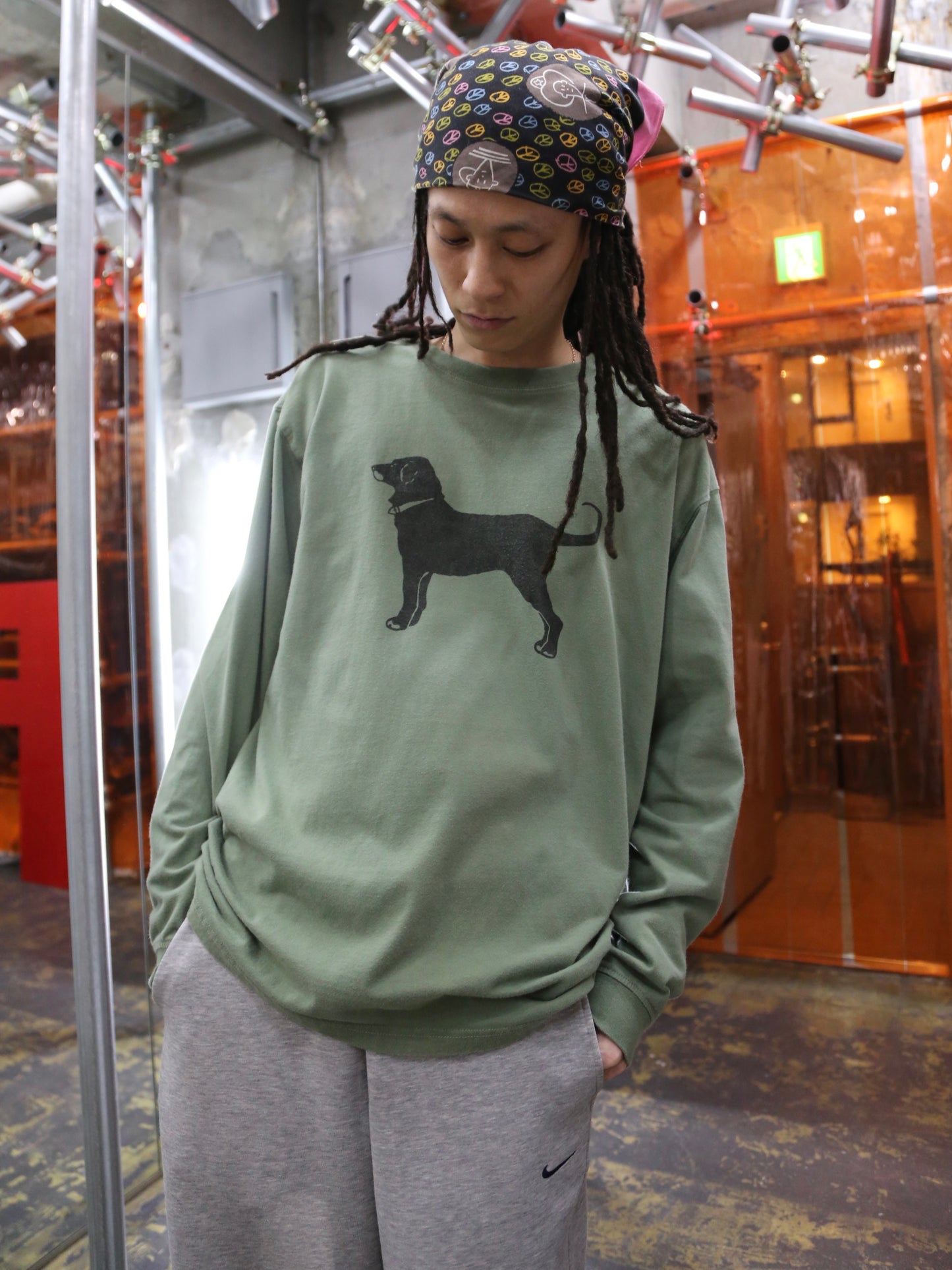 2000S THE BLACK DOG L/S TEE